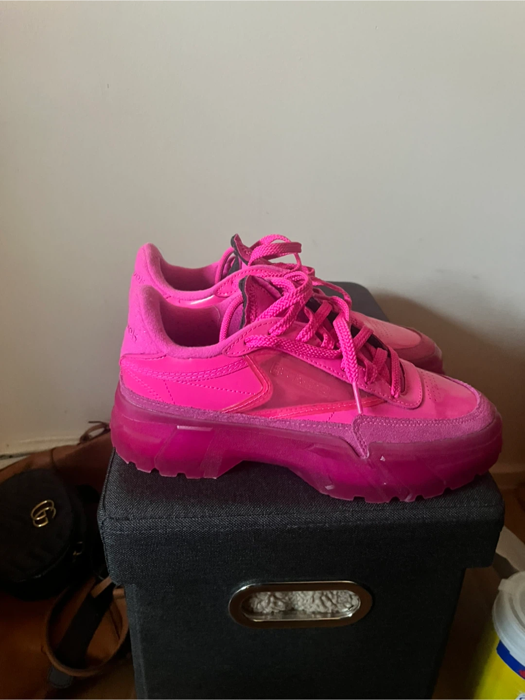 Reebok Cardi B Club C Double Pink Sneakers