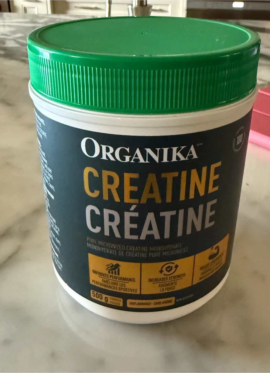 Organika Pure Micronized Creatine Monohydrate 500g