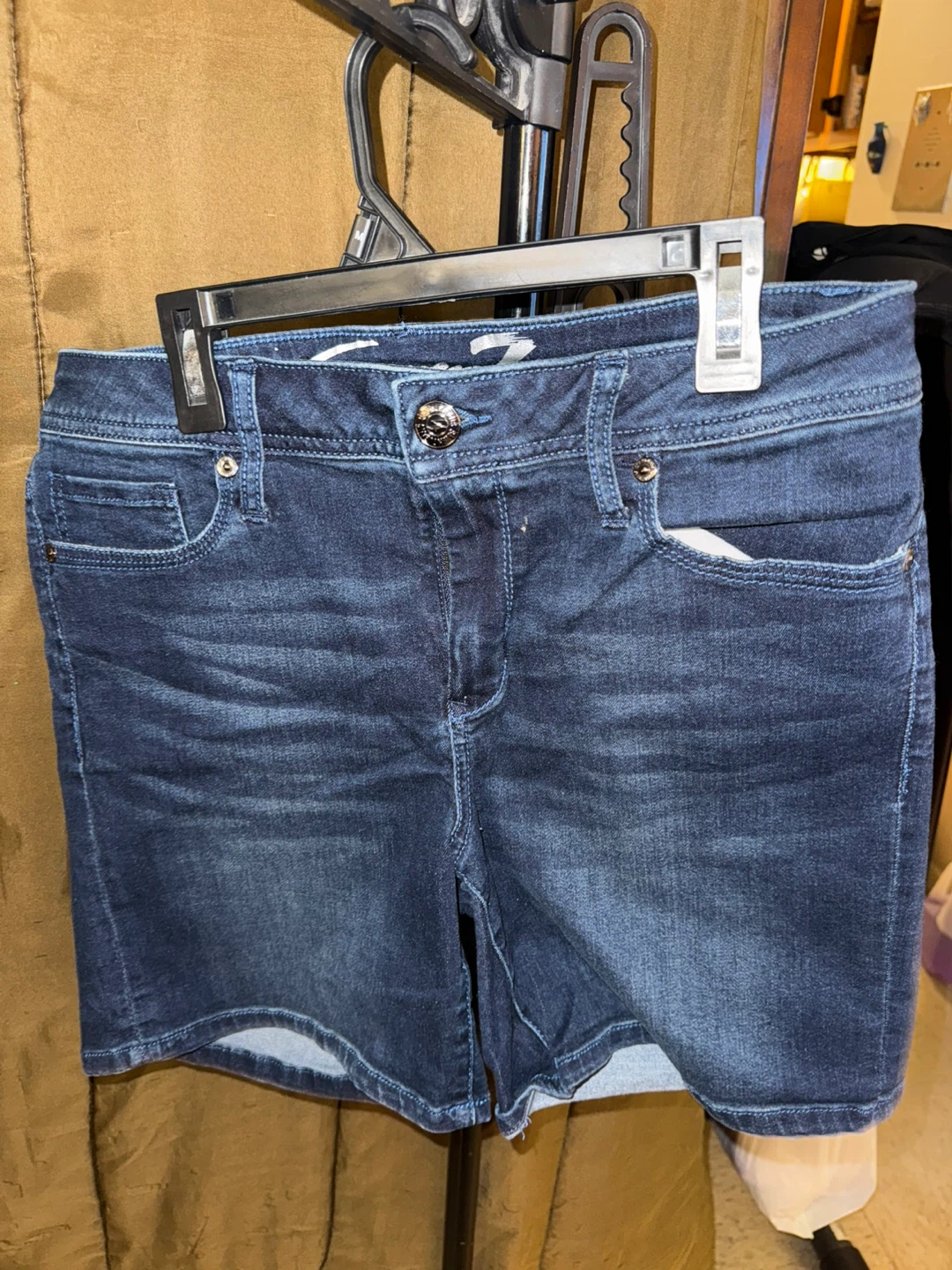 Seven 7 Denim Jean Shorts Size 10 - photo 2
