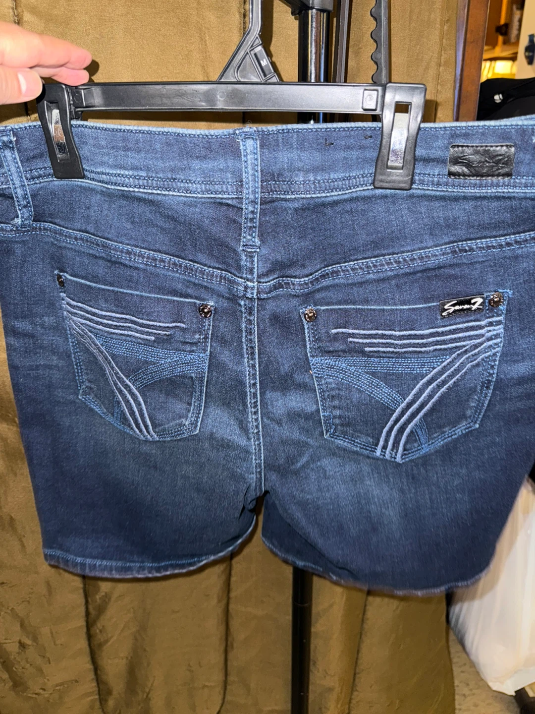 Seven 7 Denim Jean Shorts Size 10 - photo 3