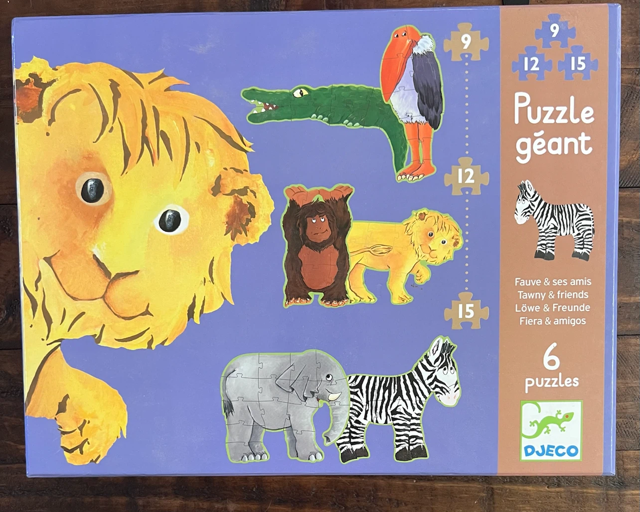 Djeco giant puzzles for kids 3+