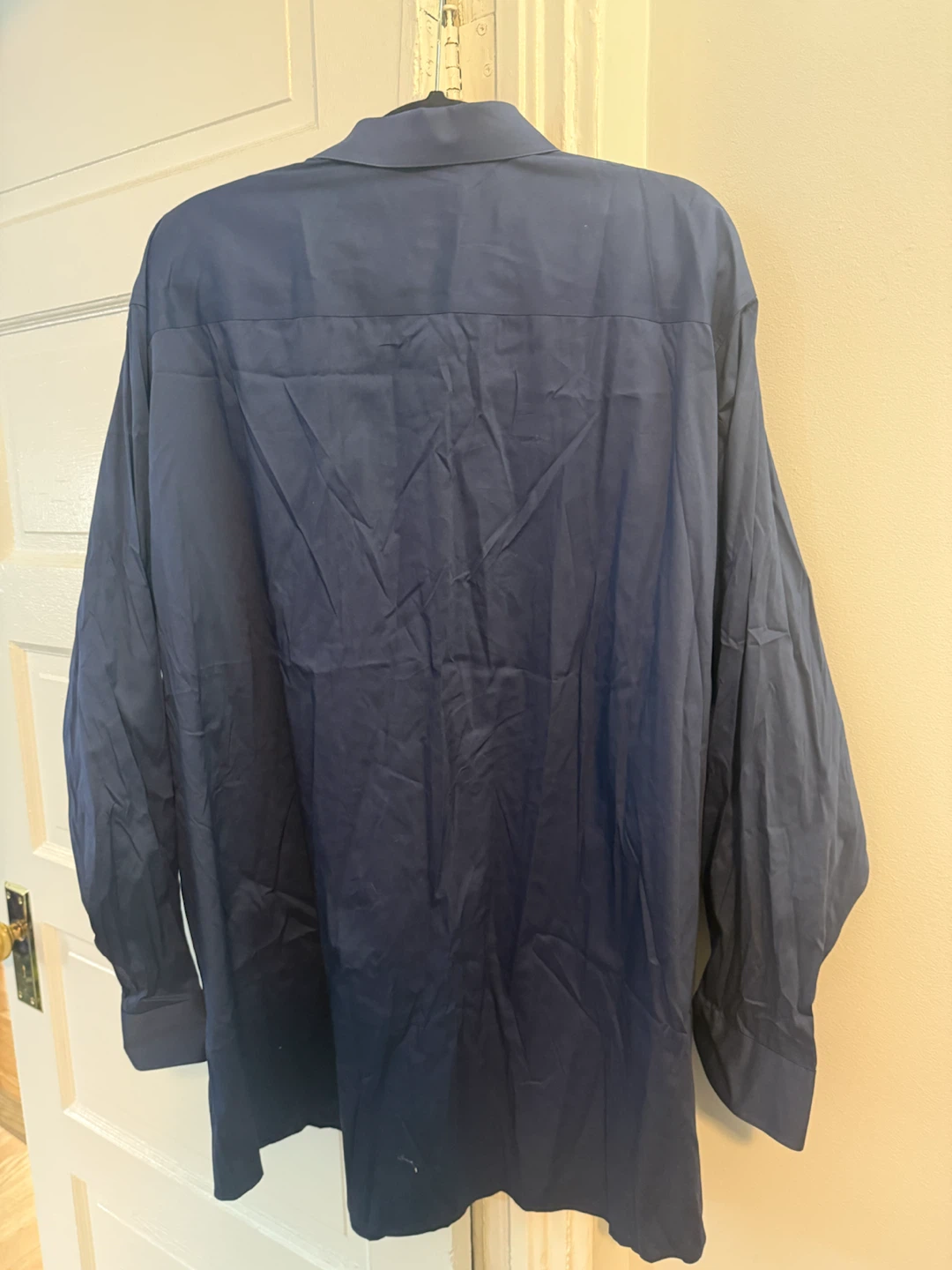 Alfani Navy Blue Button-Down Shirt - photo 4