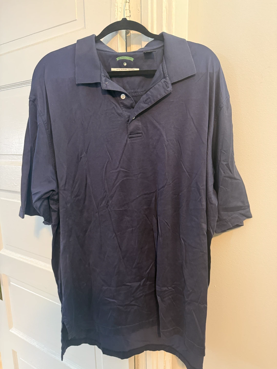 Skins Game Navy Polo Shirt 2XL
