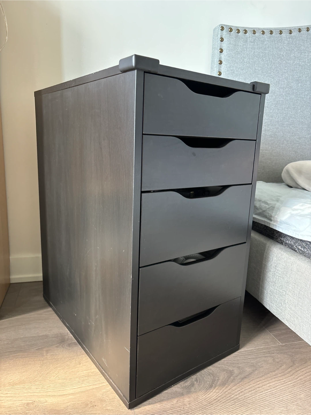 IKEA Alex Drawer Unit Black-Brown