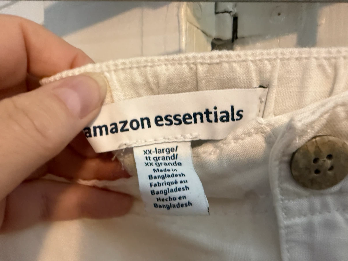 Amazon Essentials White Shorts XX-Large - photo 3