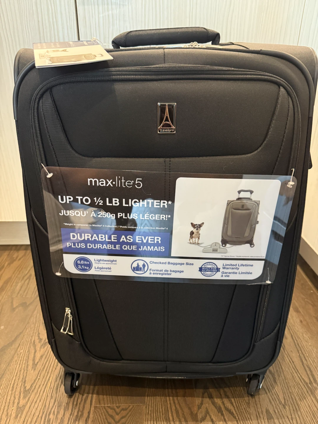 Brand New Travelpro Maxlite 5 25” Expandable Spinner Suitcase