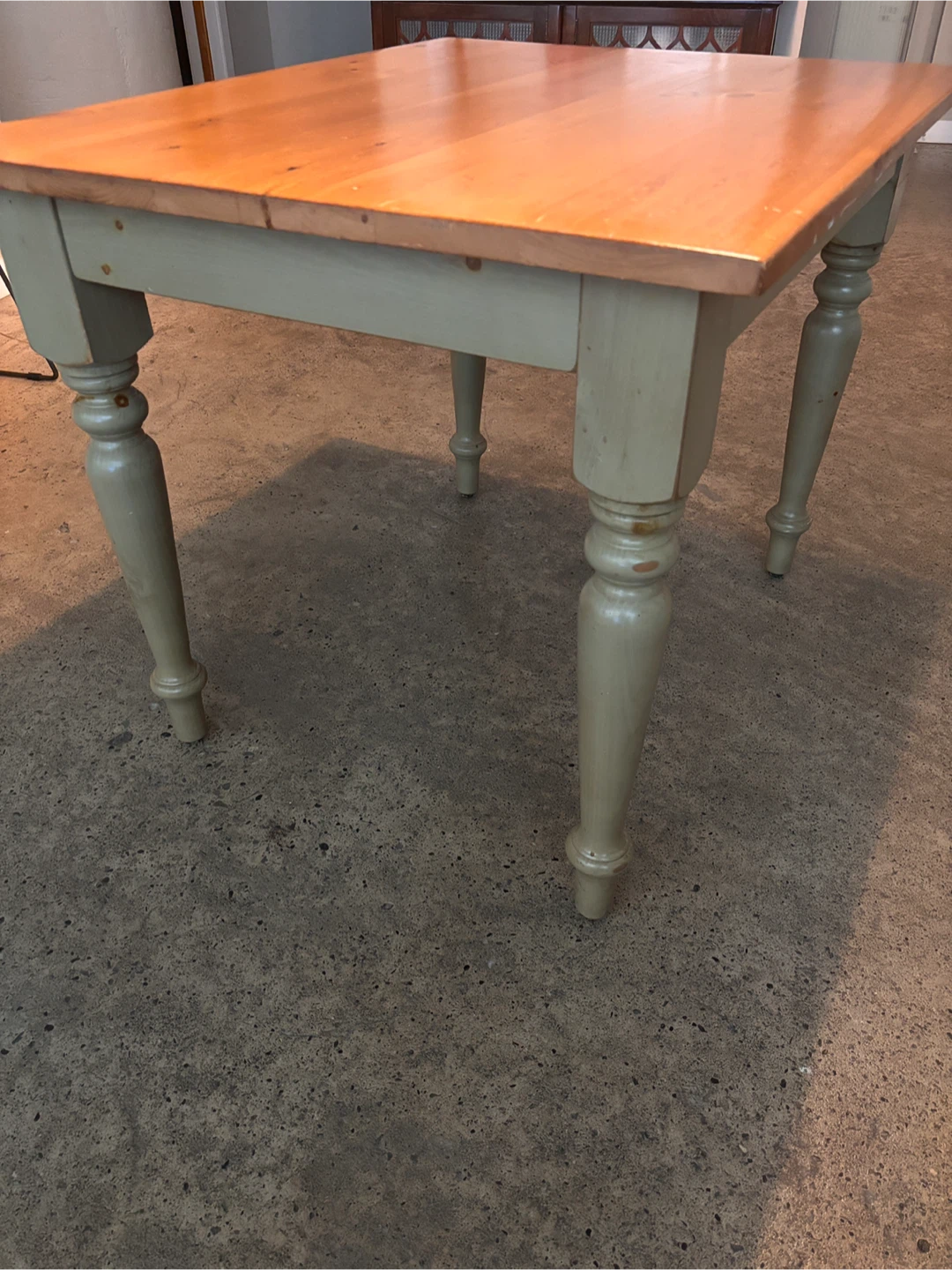 Solid Wooden farmhouse table