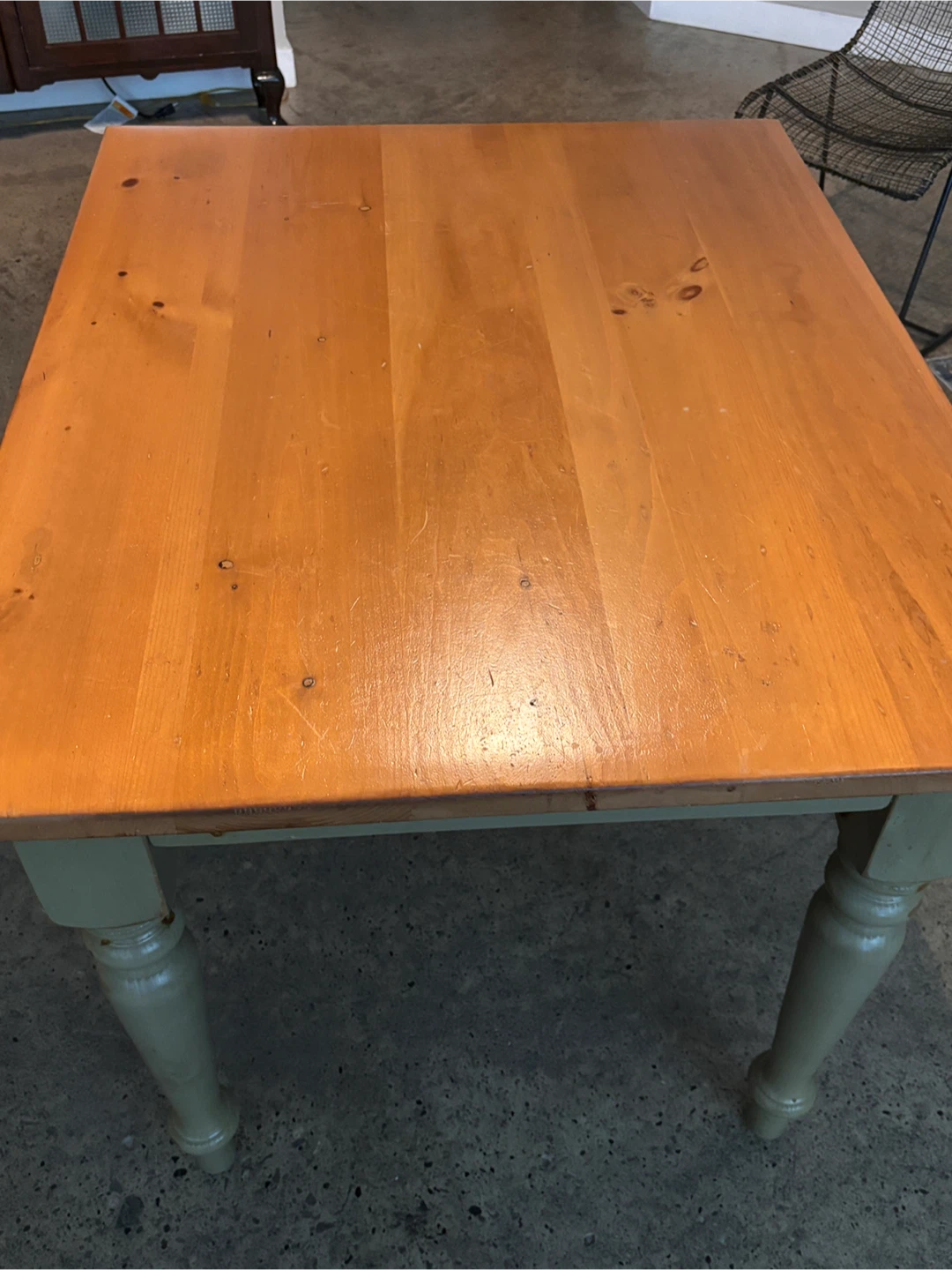 Solid Wooden farmhouse table - photo 3