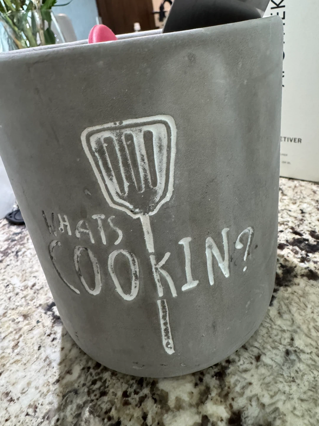 big size Italian made fictile clay Utensil Holder - photo 2