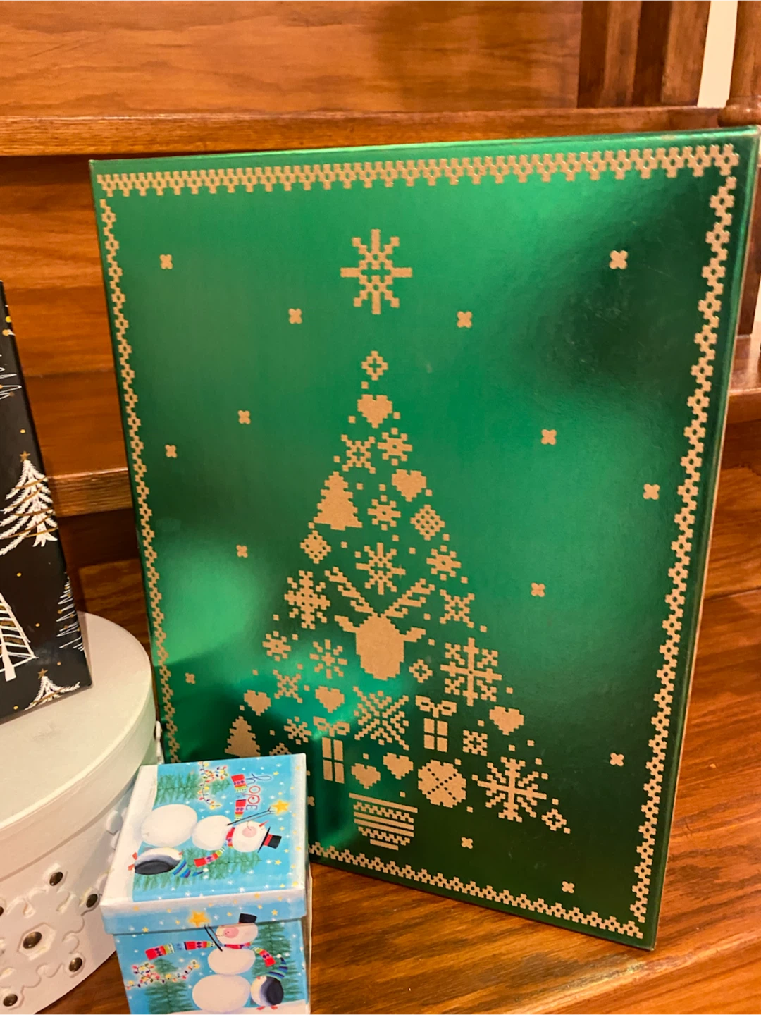 Set of 4 Decorative Christmas Gift Boxes - photo 3