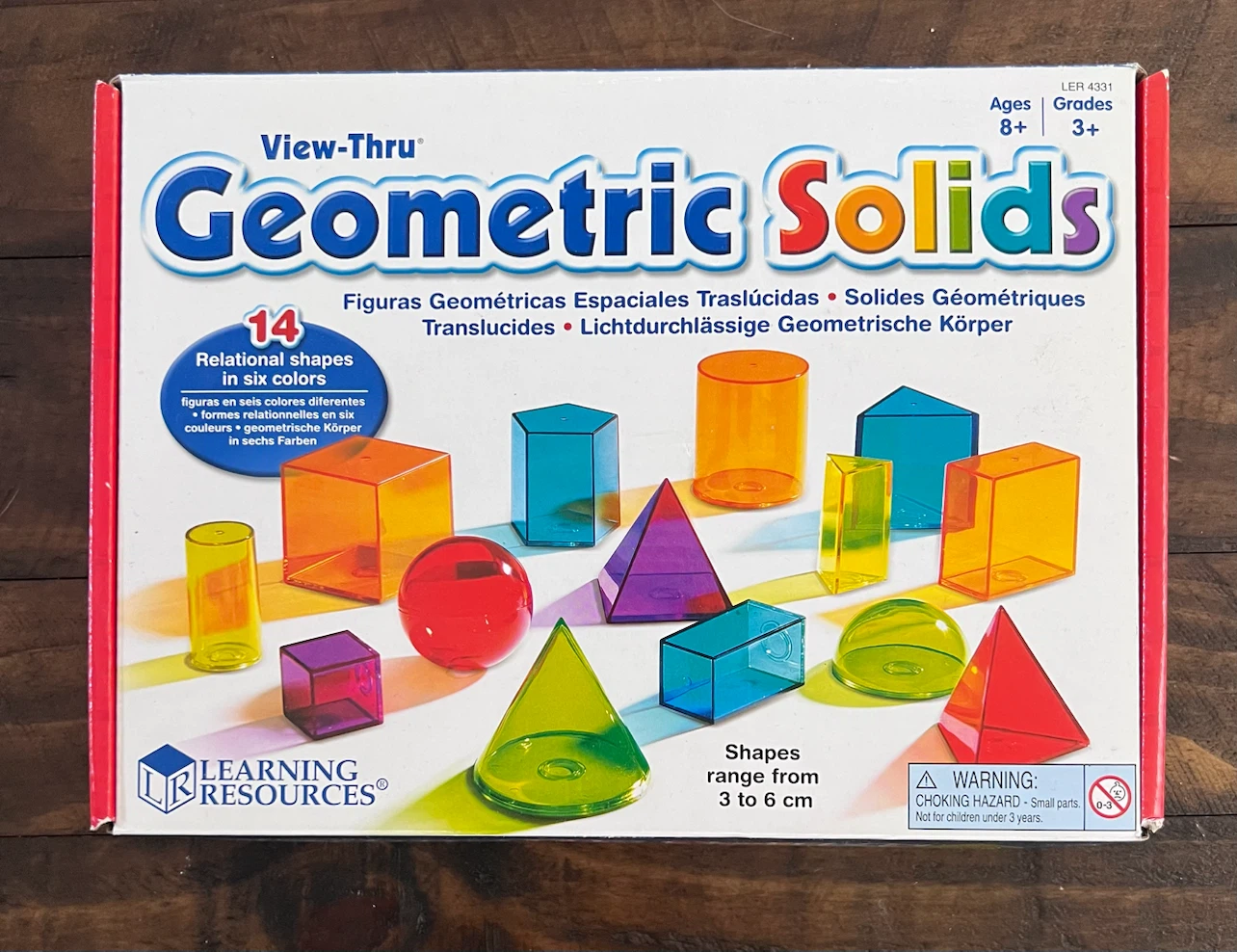 Learning Resources View-Thru Geometric Solids