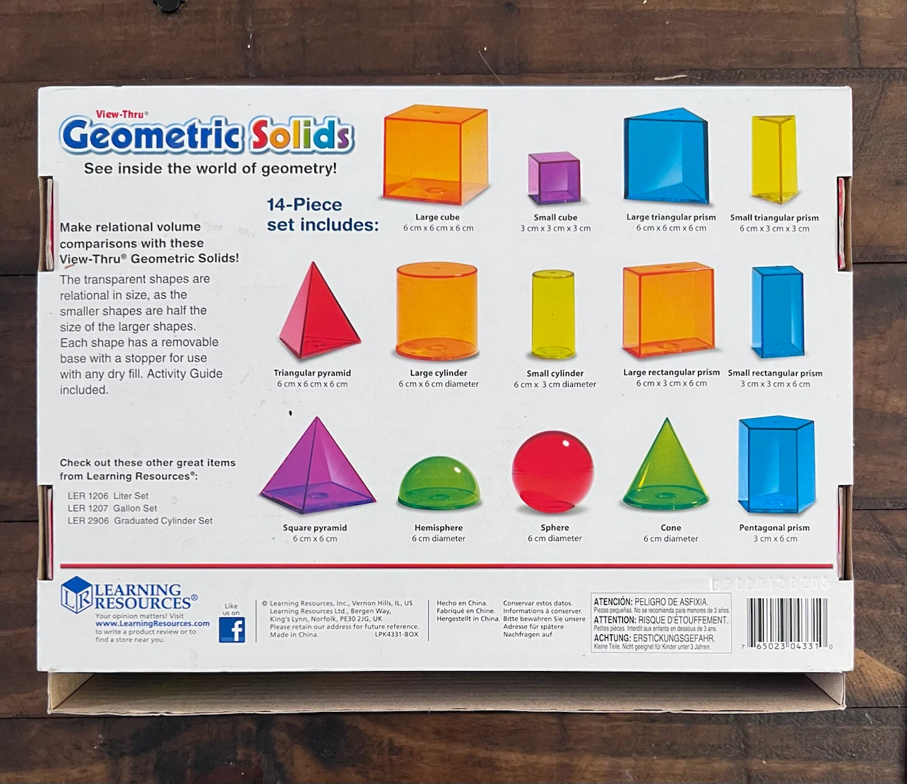 Learning Resources View-Thru Geometric Solids - photo 2
