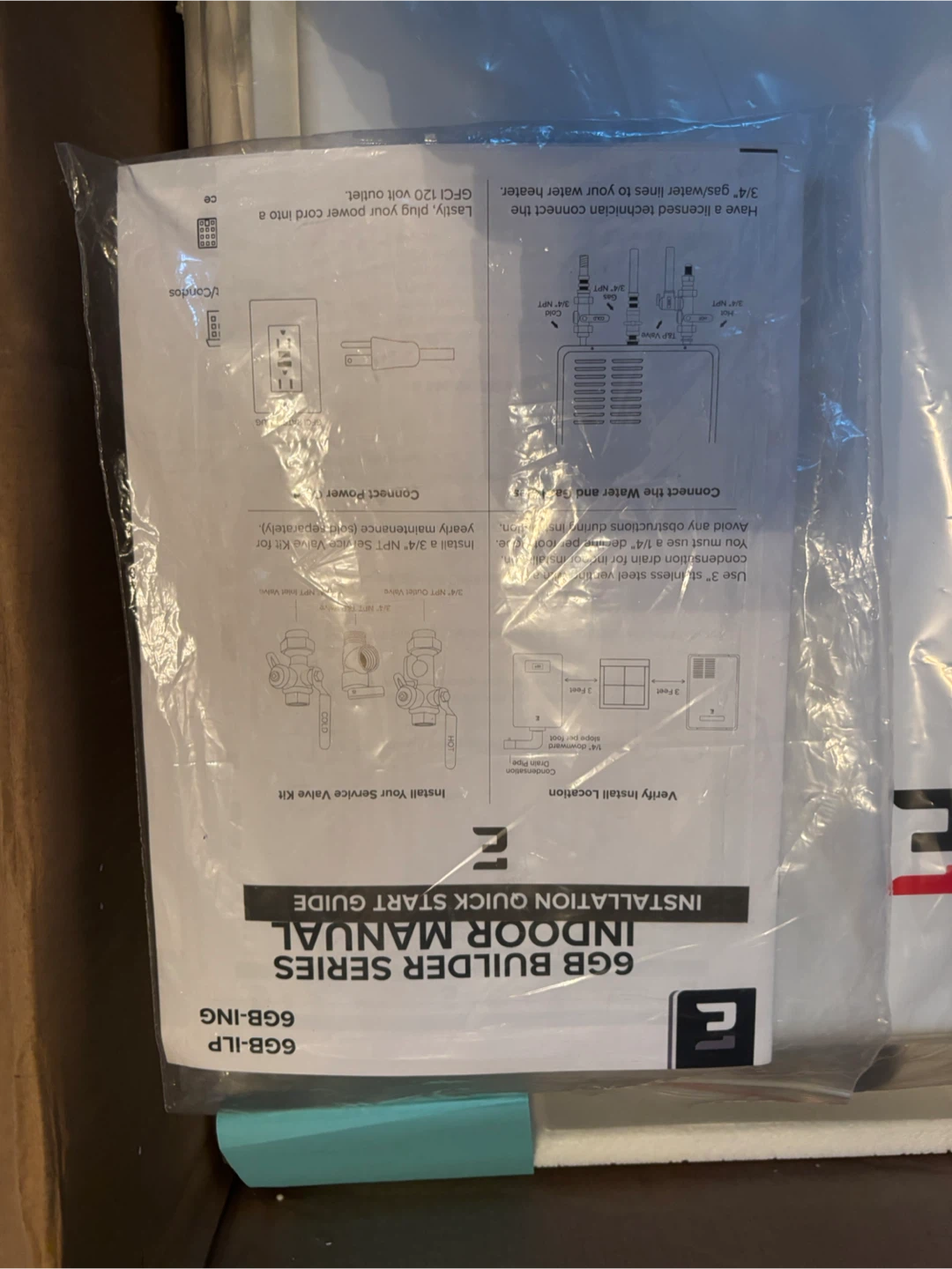 Hot Water Tank, Natural gas. New. - photo 2