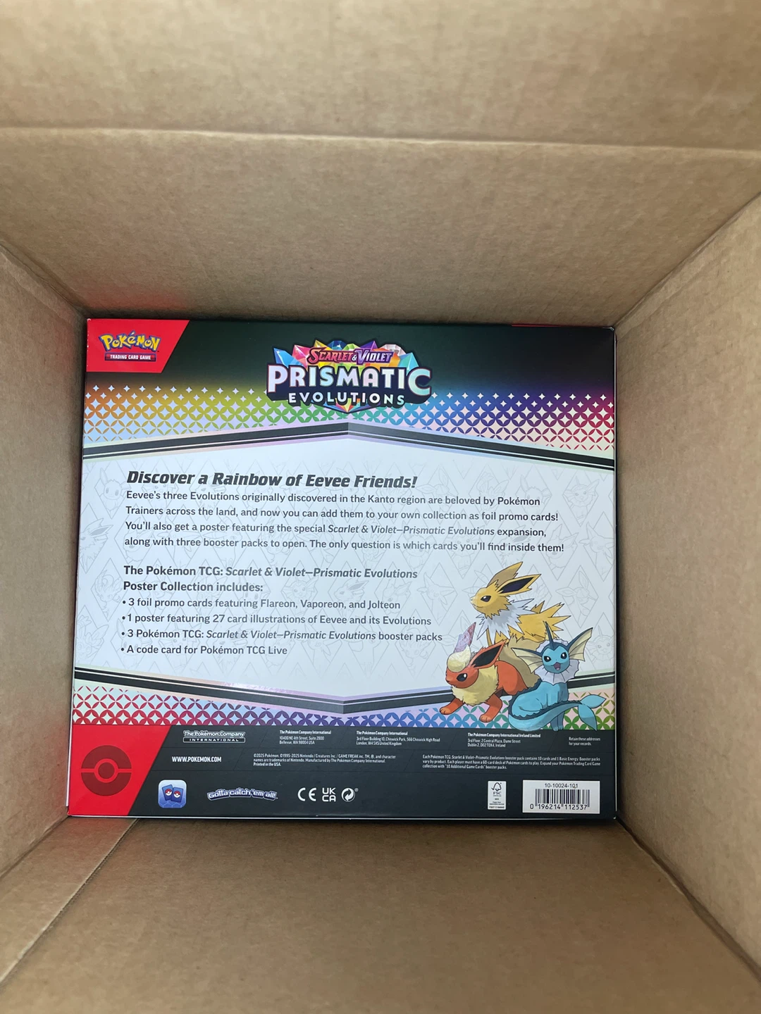 4 Prismatic ETB & 10 Prismatic Poster Collection Boxes - photo 4