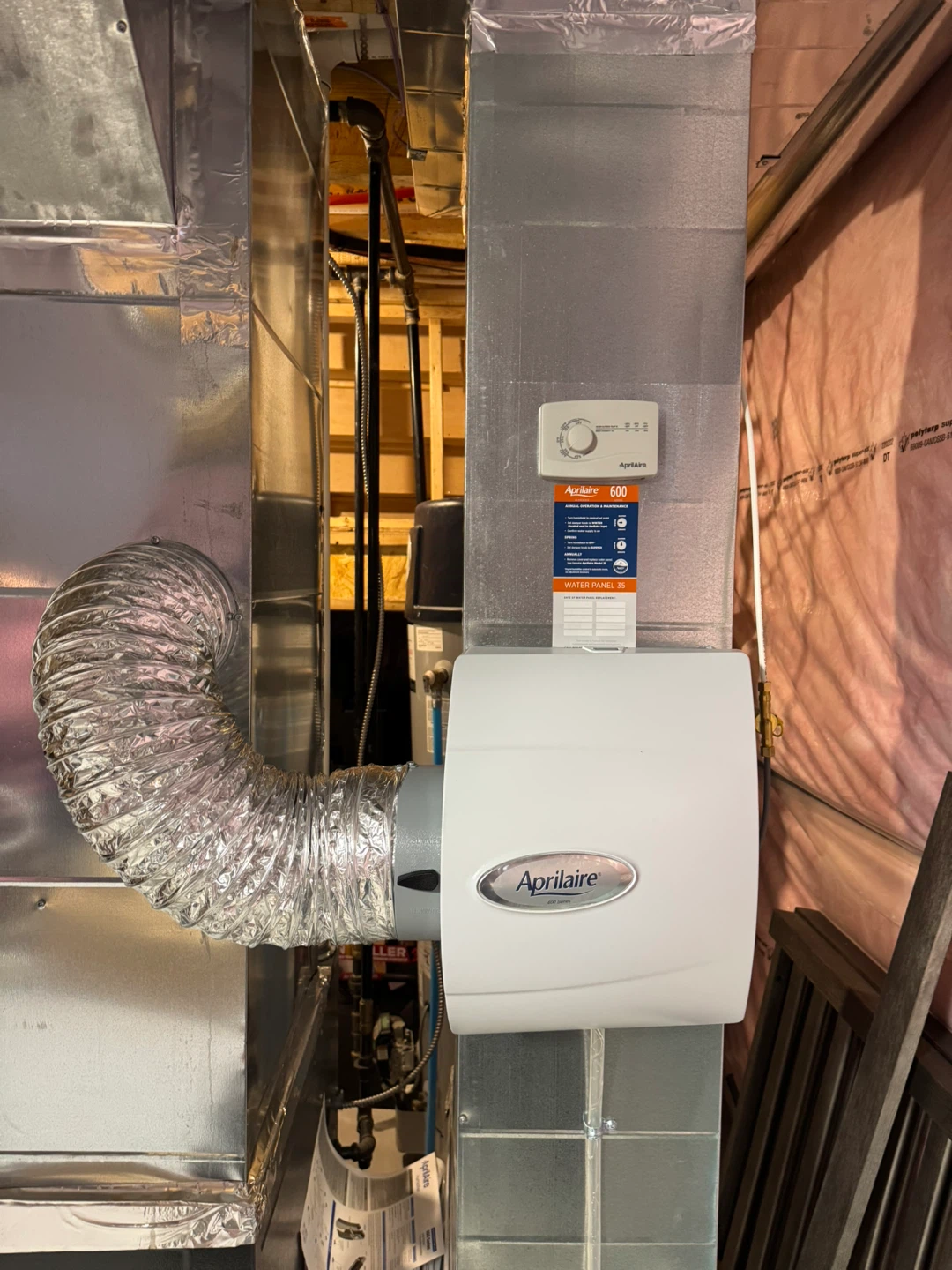 APRILAIRE WHOLE HOME HUMIDIFIER INSTALLED NEW - photo 2