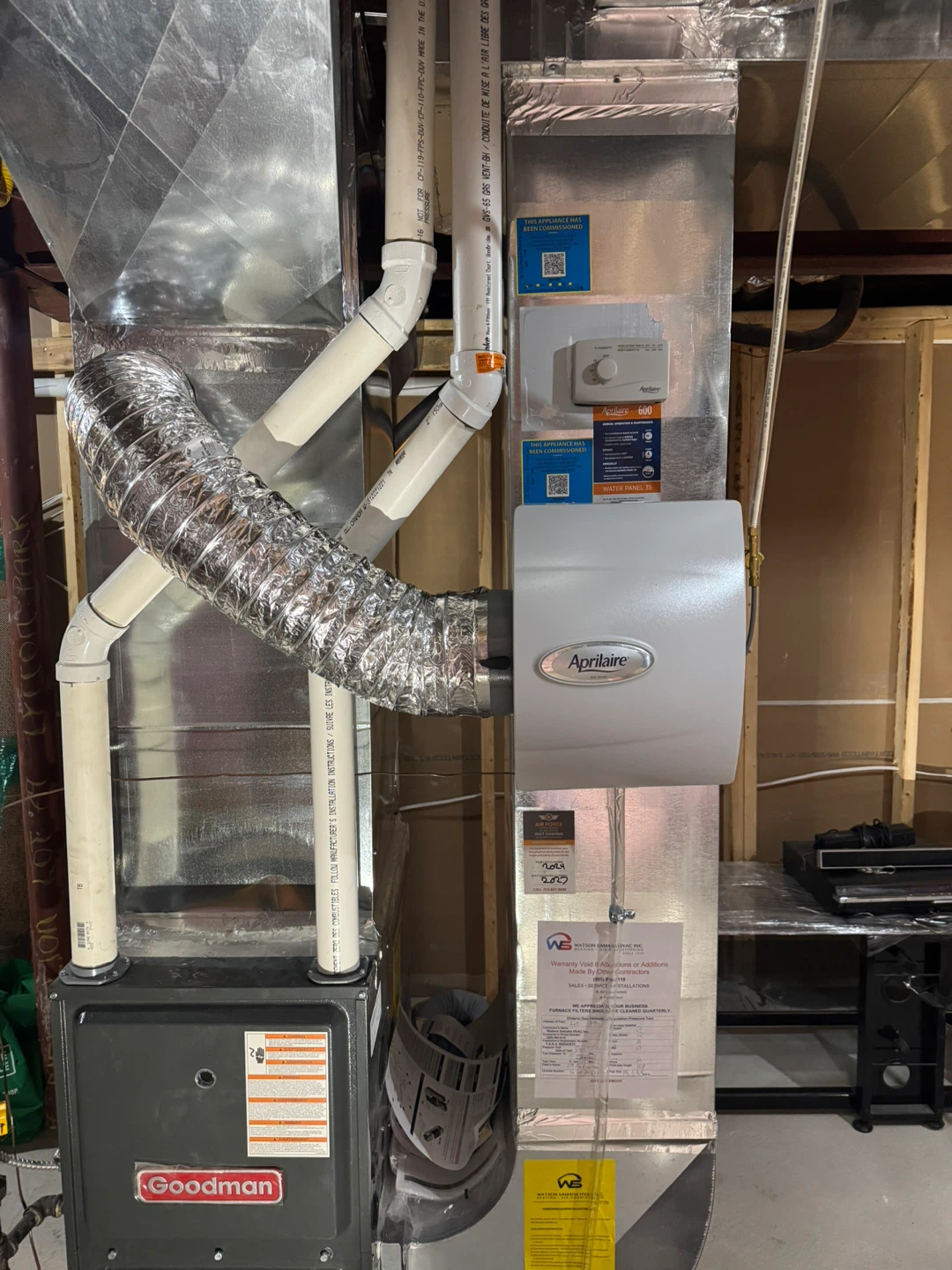 APRILAIRE WHOLE HOME HUMIDIFIER INSTALLED NEW - photo 3