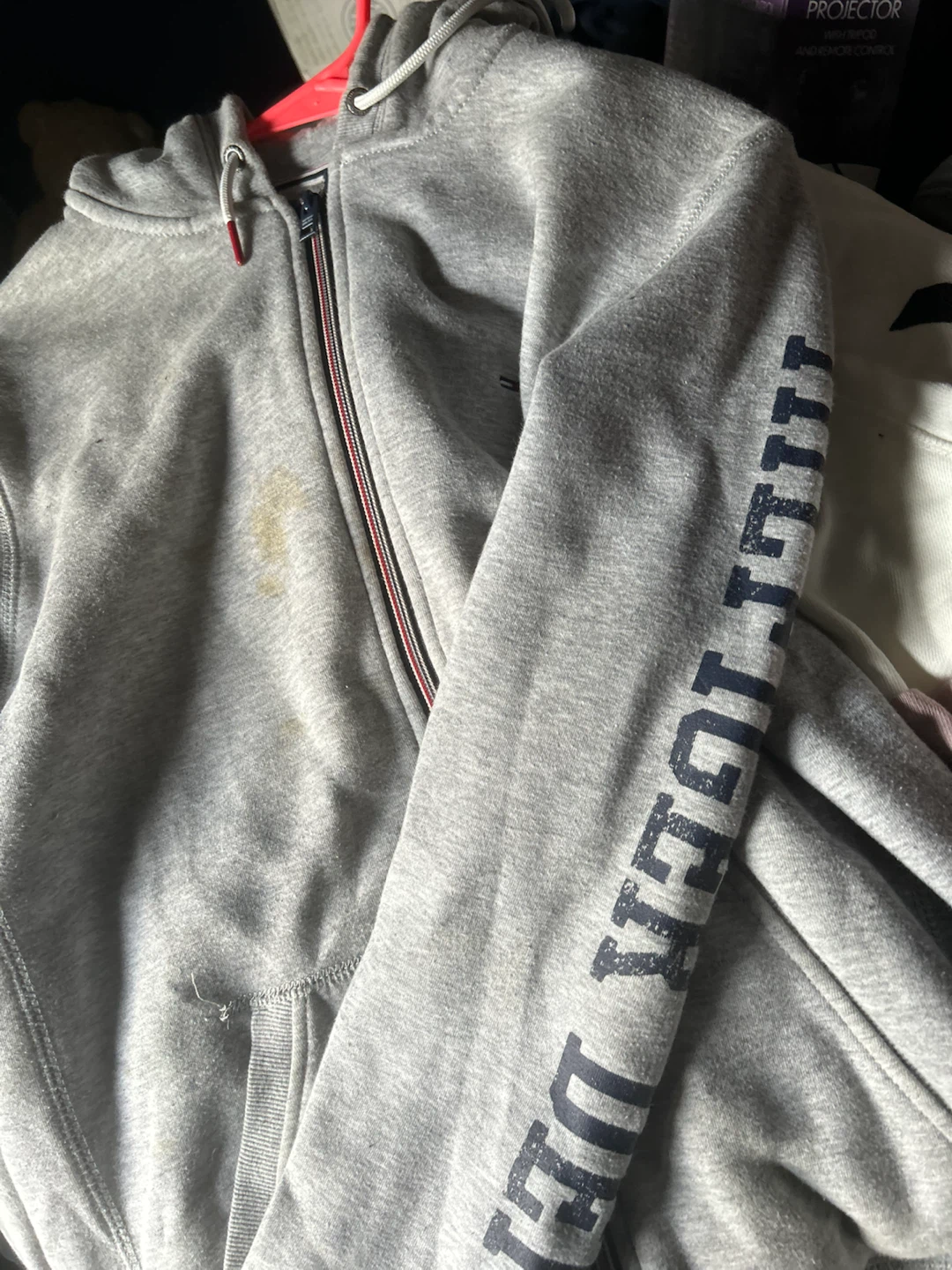 Tommy Hilfiger Denim Zip-Up Hoodie Gray Size M - photo 2