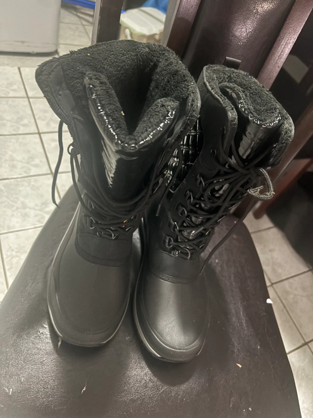 Black womens Winter Boots