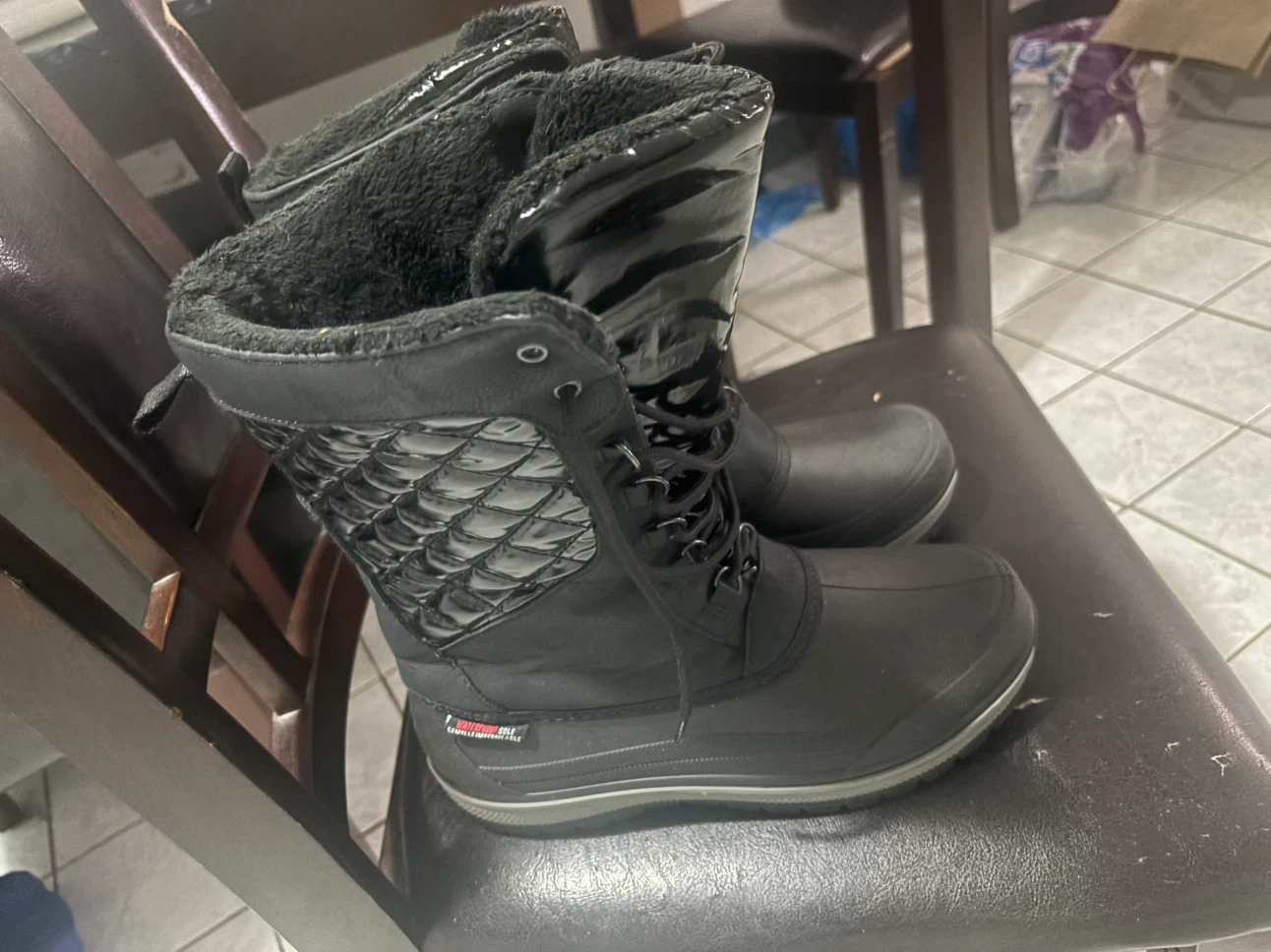 Black womens Winter Boots - photo 2