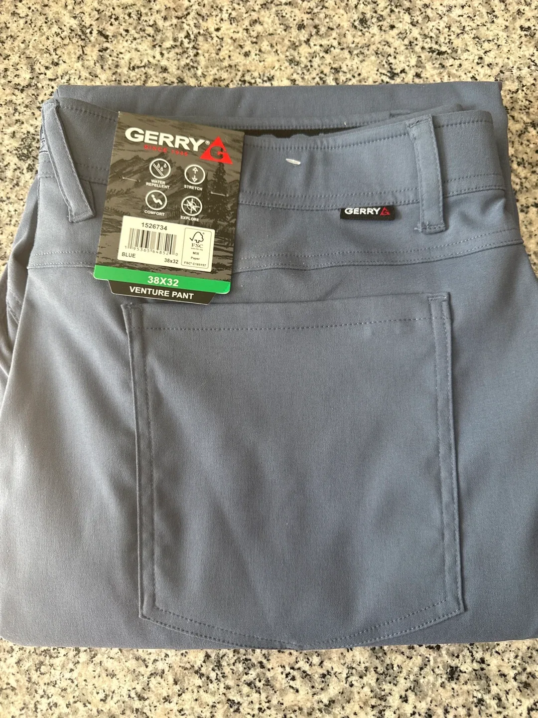 Gerry Venture Pants Blue 38x32