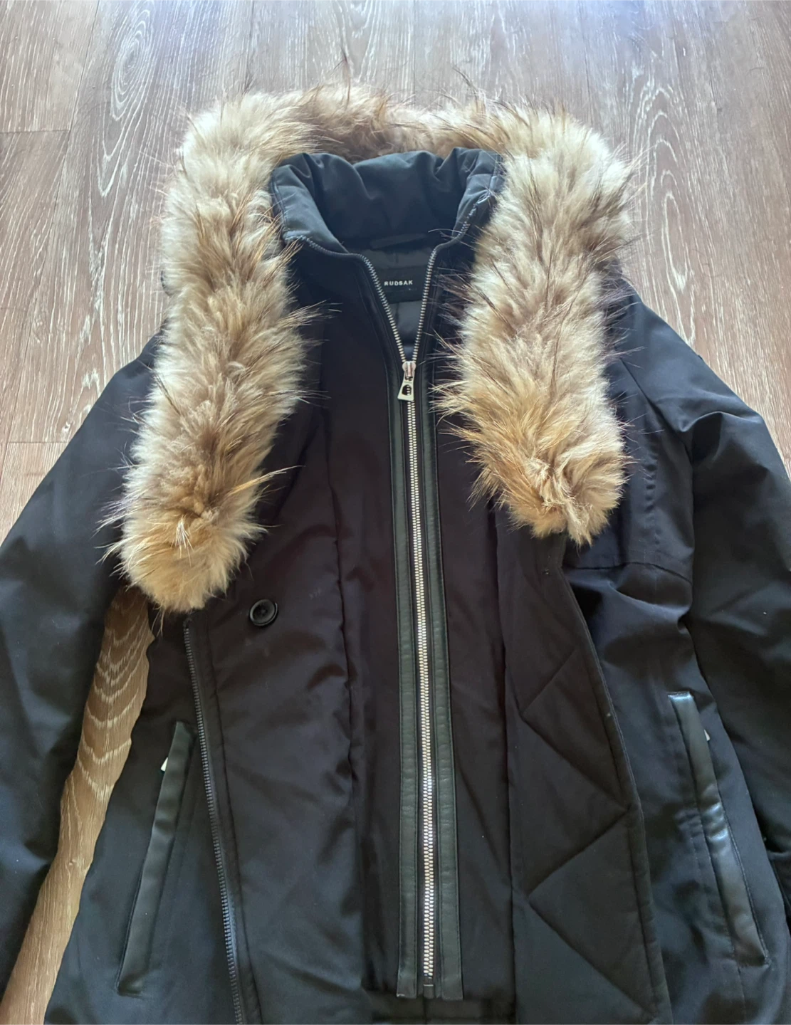 Rudsak Black Down Coat - XS - photo 3