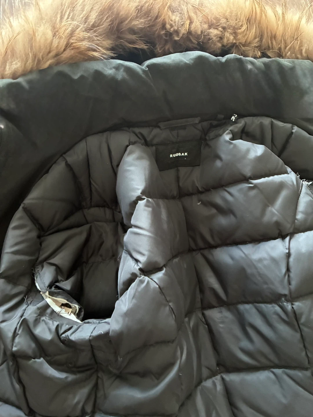 Rudsak Black Down Coat - XS - photo 5