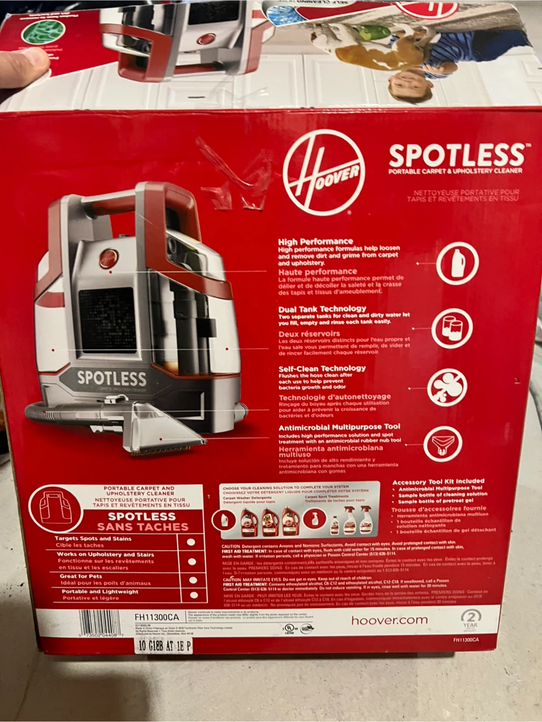Hoover Spotless Portable Carpet & Upholstery Cleaner