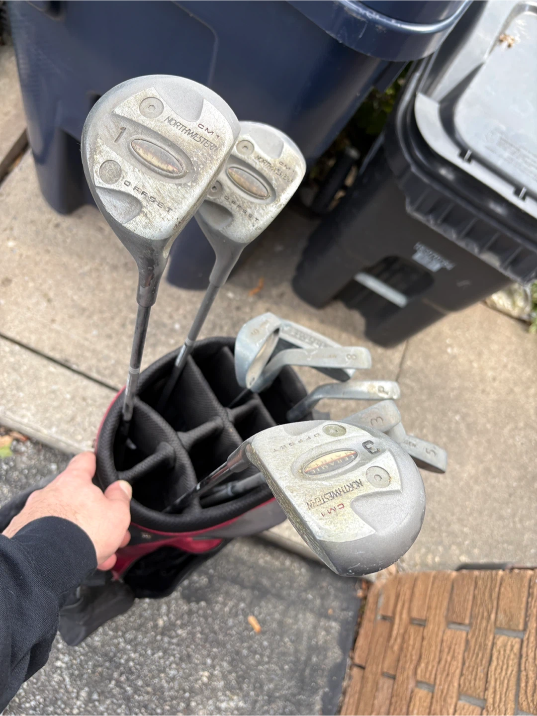 Northwestern CM1 Golf Club Set with Bag - photo 3