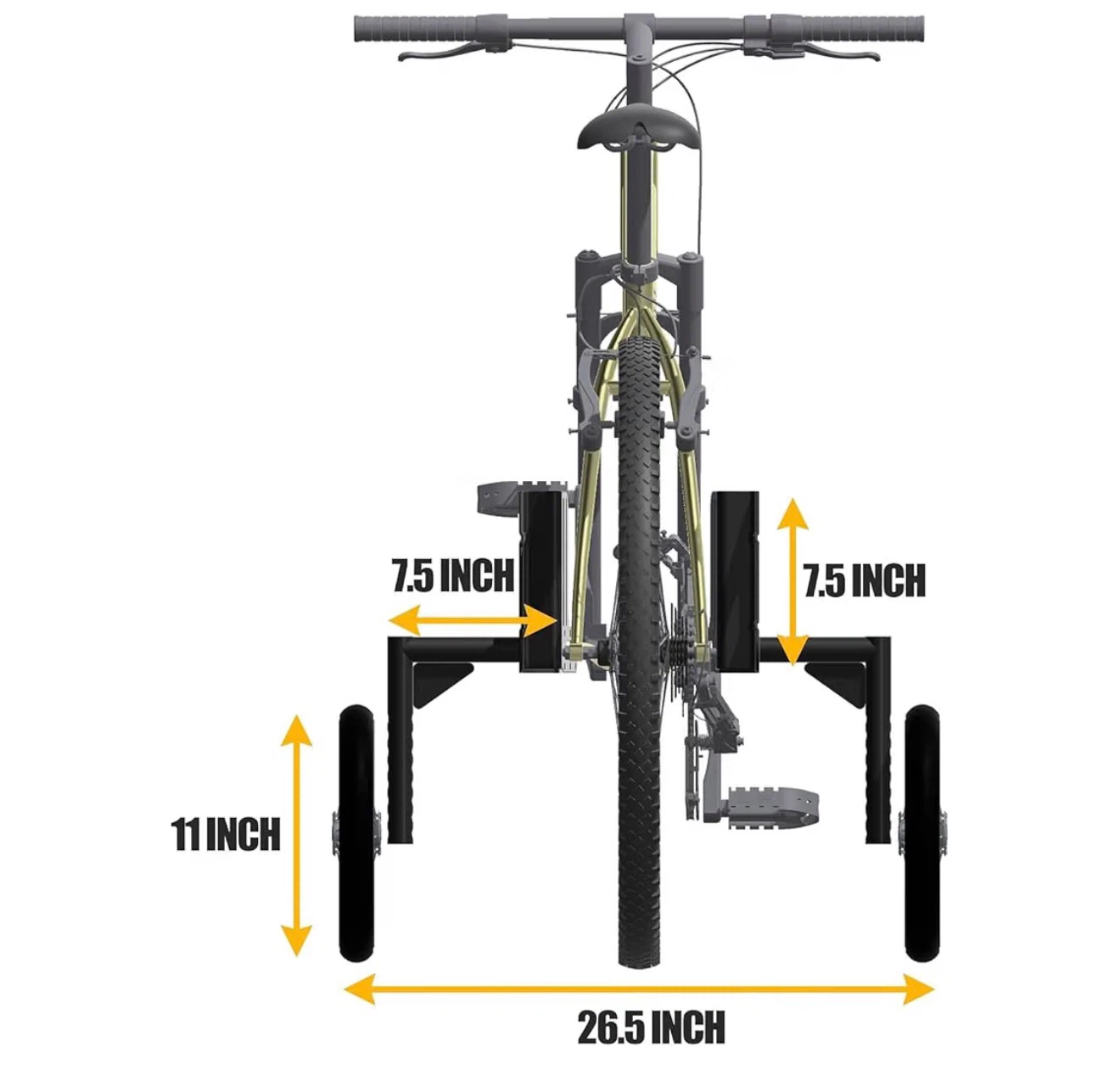 Adjustable Bicycle Training Wheels - photo 4