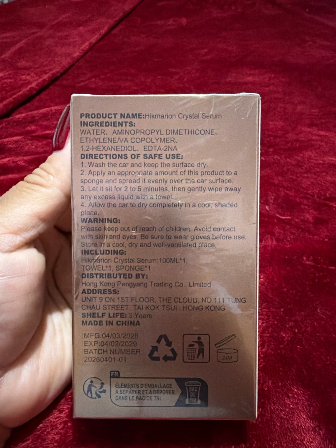 Hikmarion Crystal Serum Car Coating - photo 2