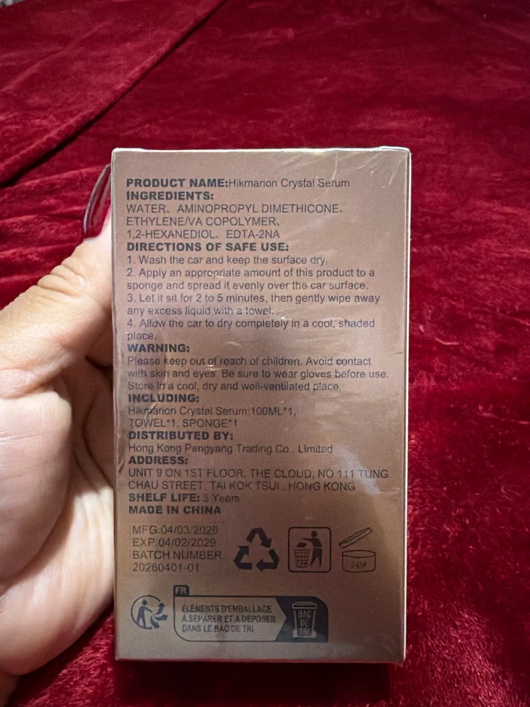 Hikmarion Crystal Serum Car Coating - photo 2
