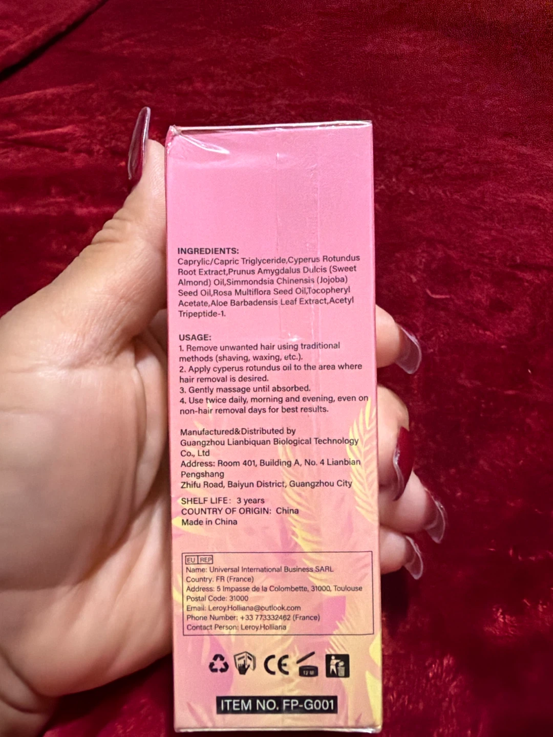 Cyperus Rotundus Hair Removal Oil - photo 2