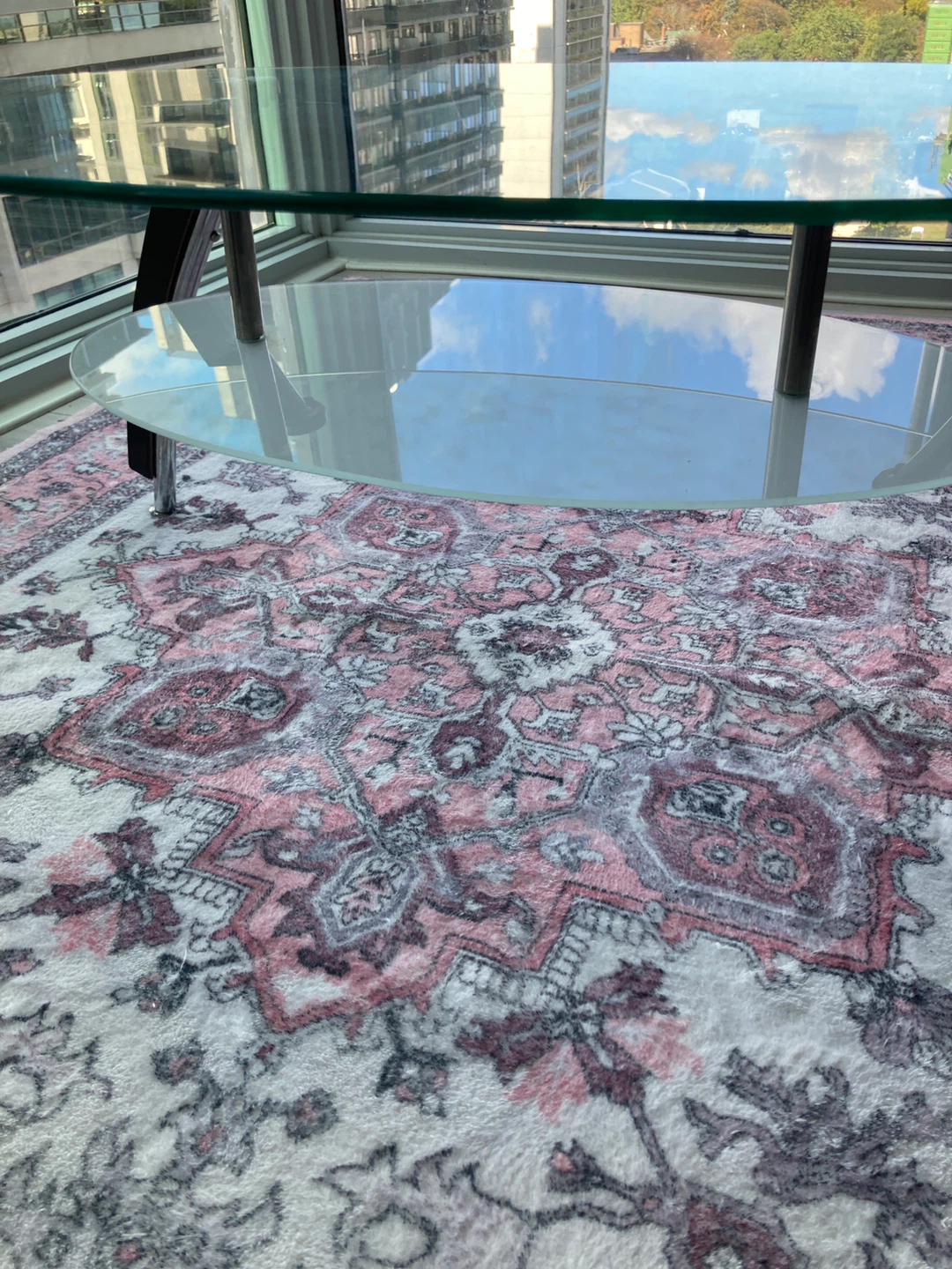 Oval Glass Coffee Table - photo 2
