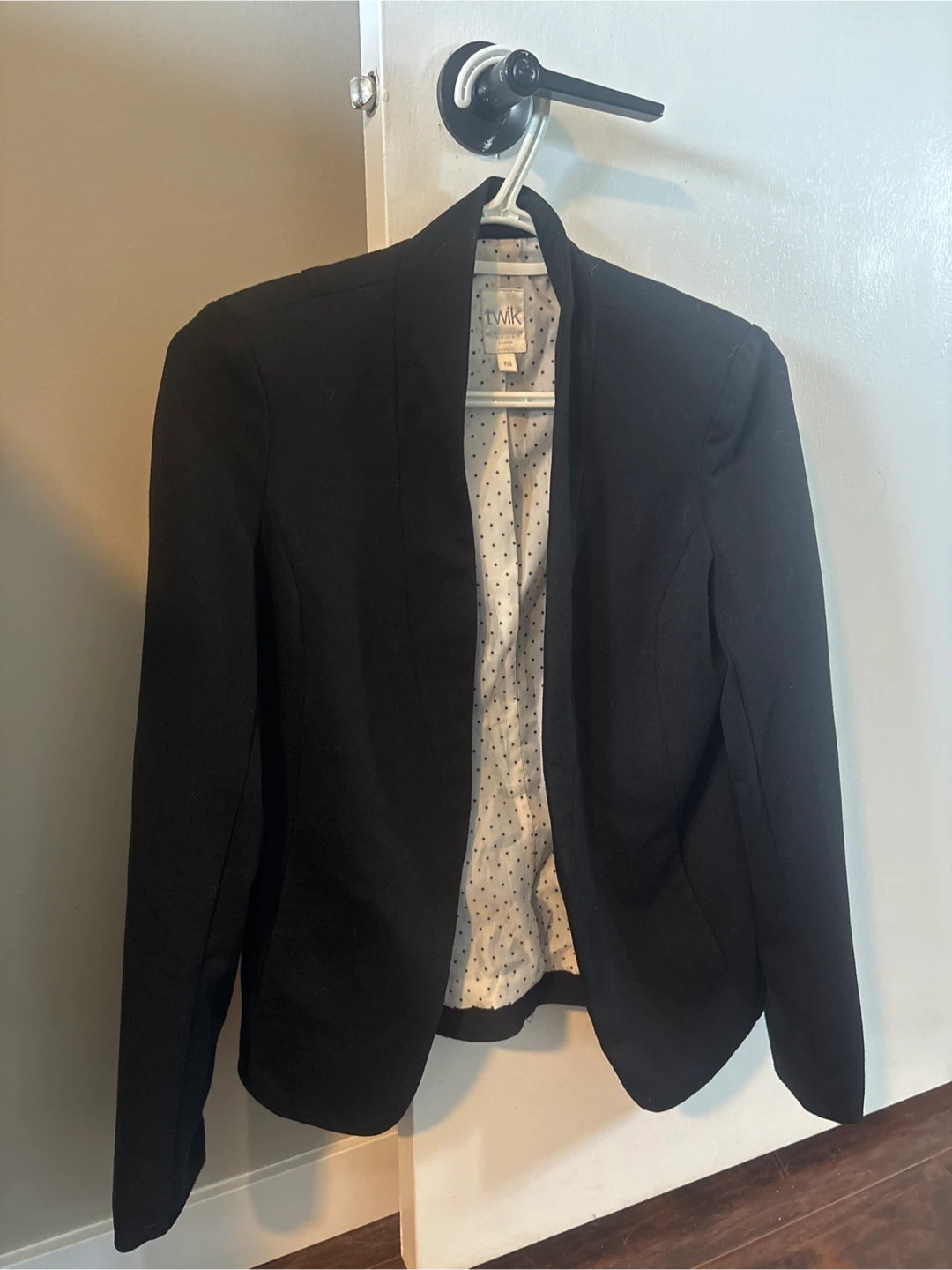 Twik Black Blazer Size P/S