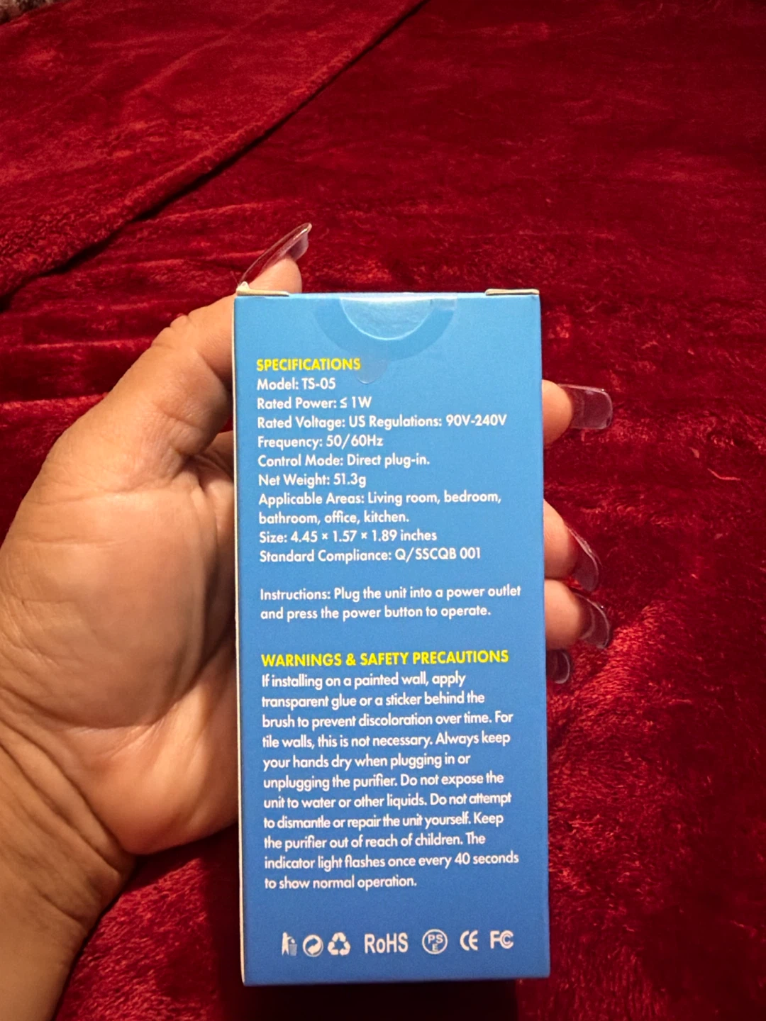 XALL Plug-in Air Ionizer - photo 2