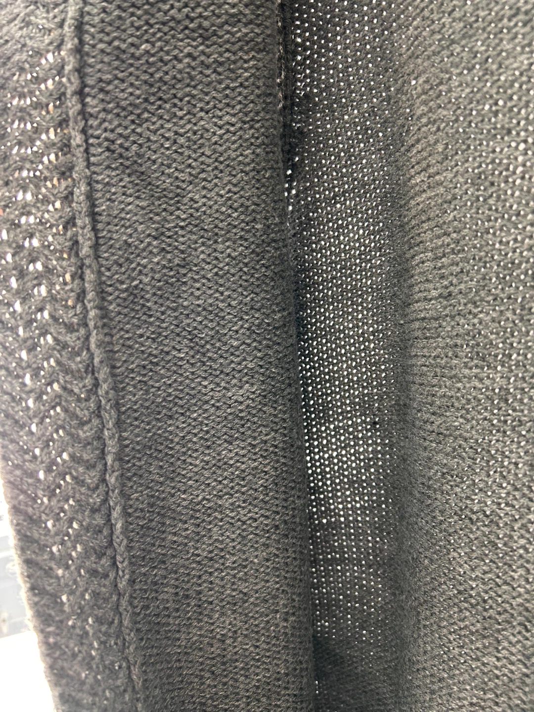 Vero Moda Grey Knit Faux Fur Vest - Size M - photo 3