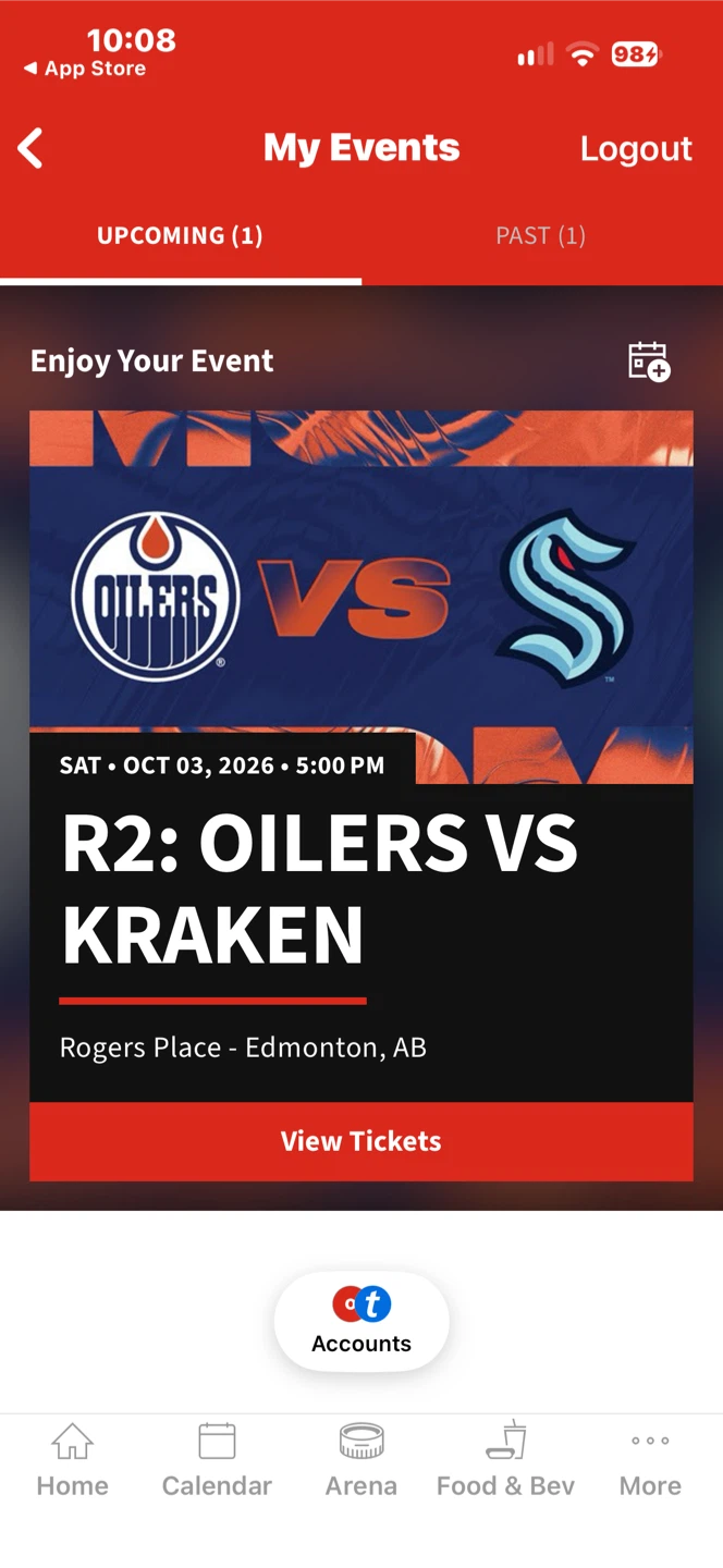 2 Edmonton oilers vs Seattle kraken tickets