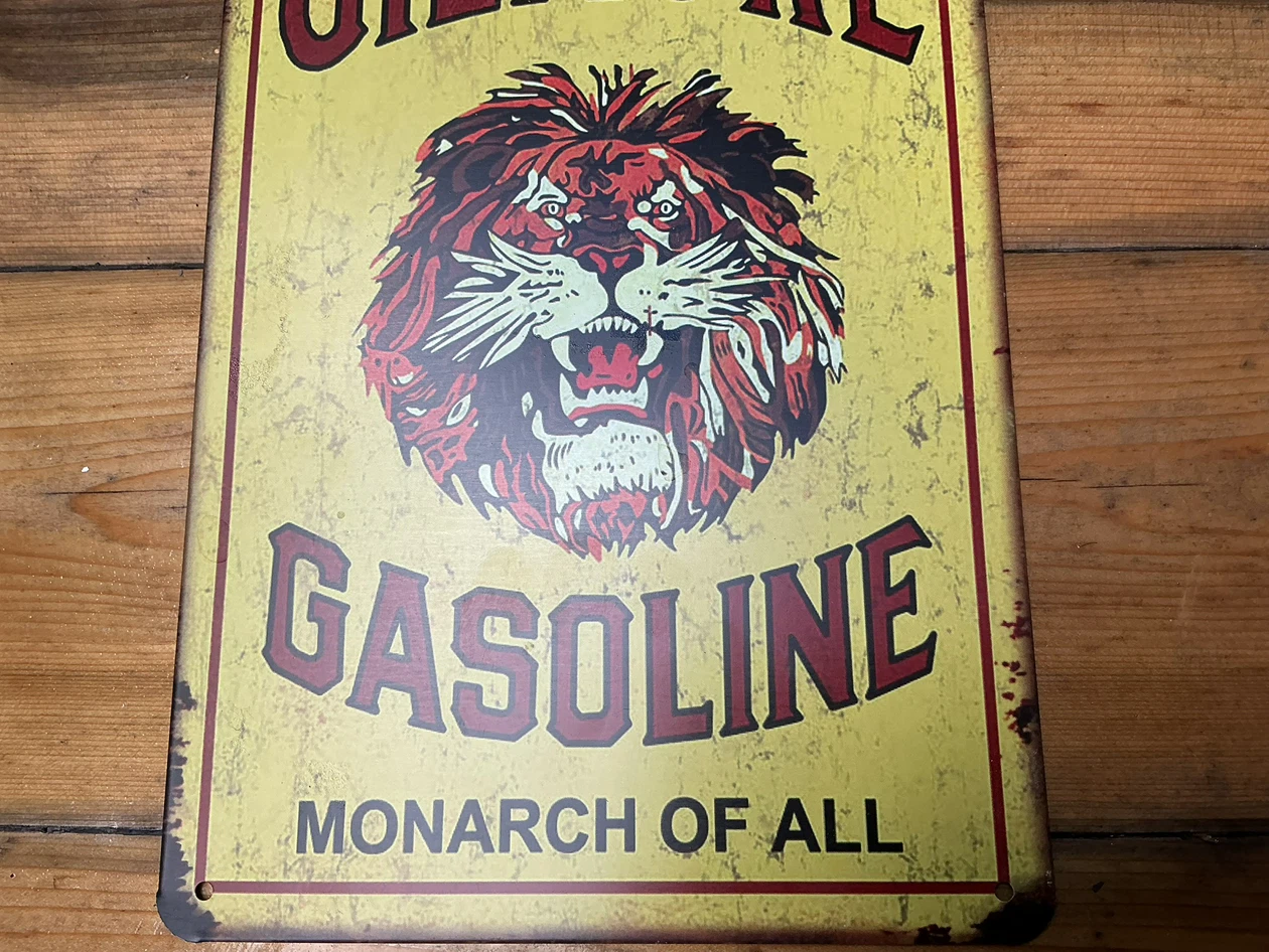 Gilmore Gasoline Tin Sign ! - photo 3