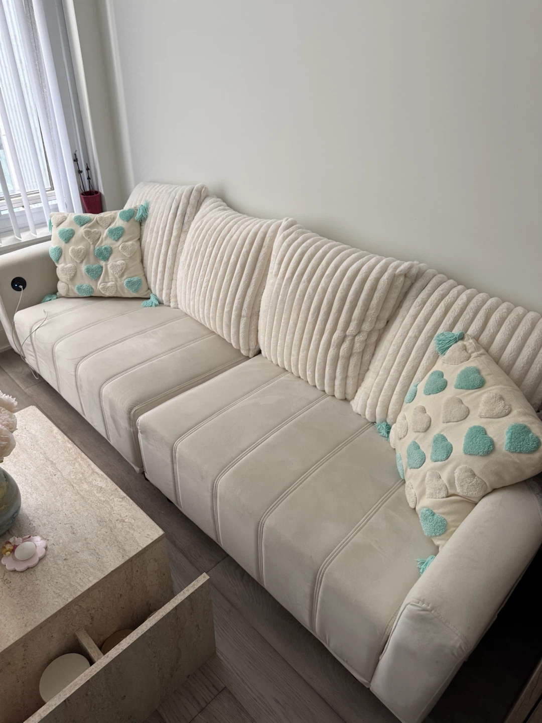 Cream Modern Sofa
