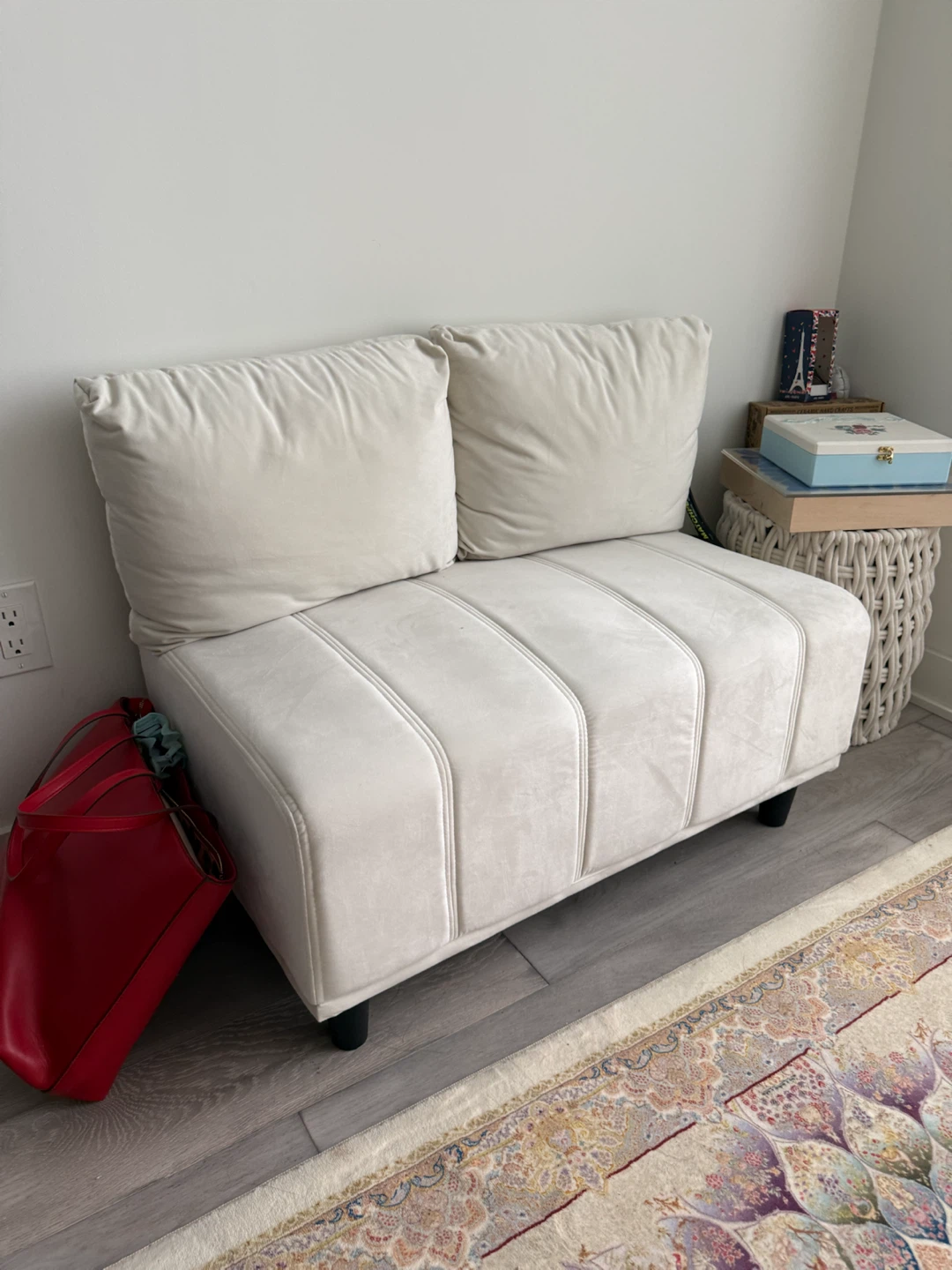 Cream Modern Sofa - photo 4