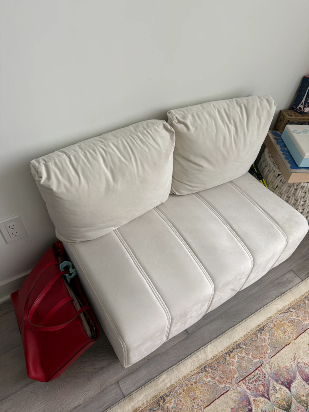 Cream Modern Sofa - photo 5