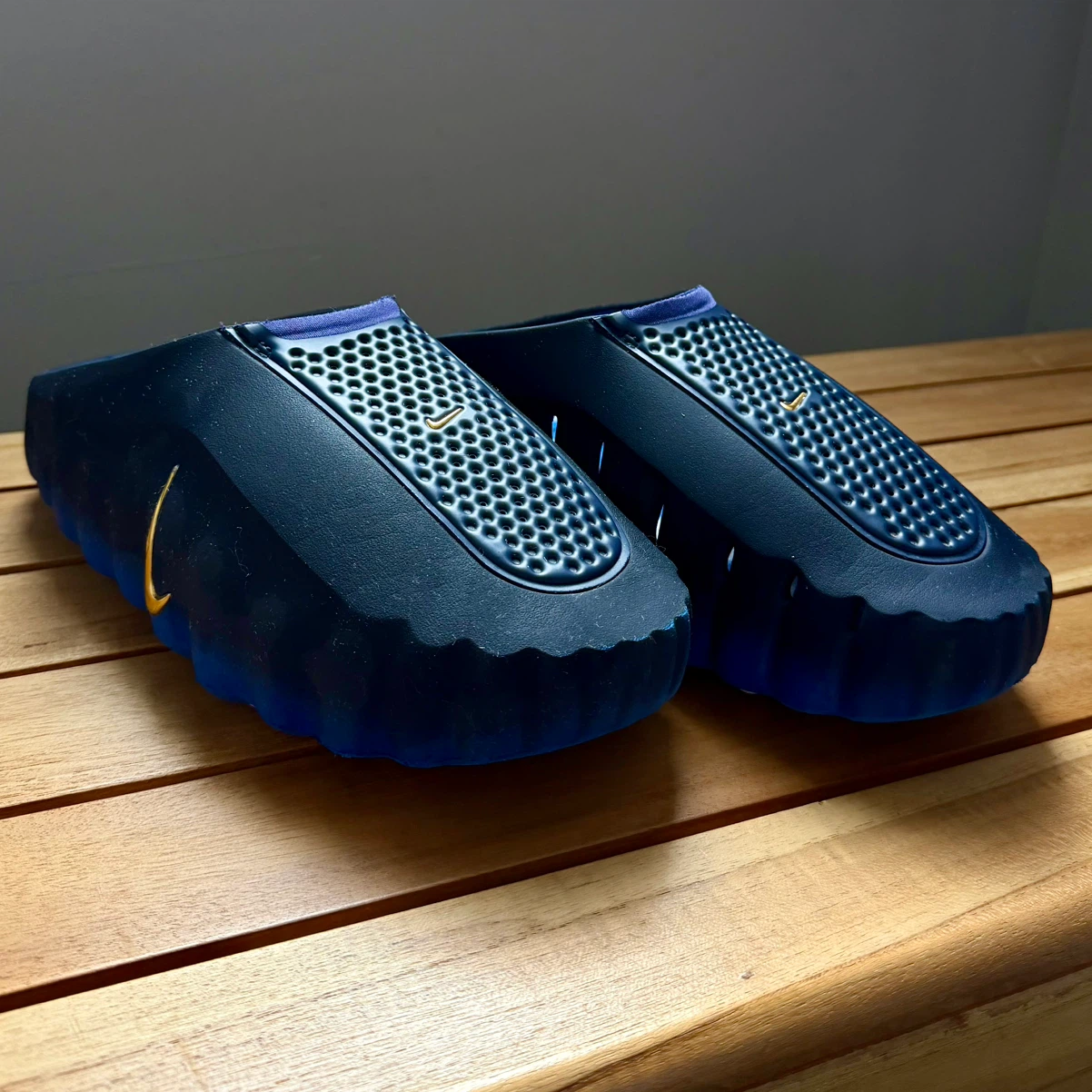 Nike Mind 001 Mules - Black/Blue - Size W9/M8