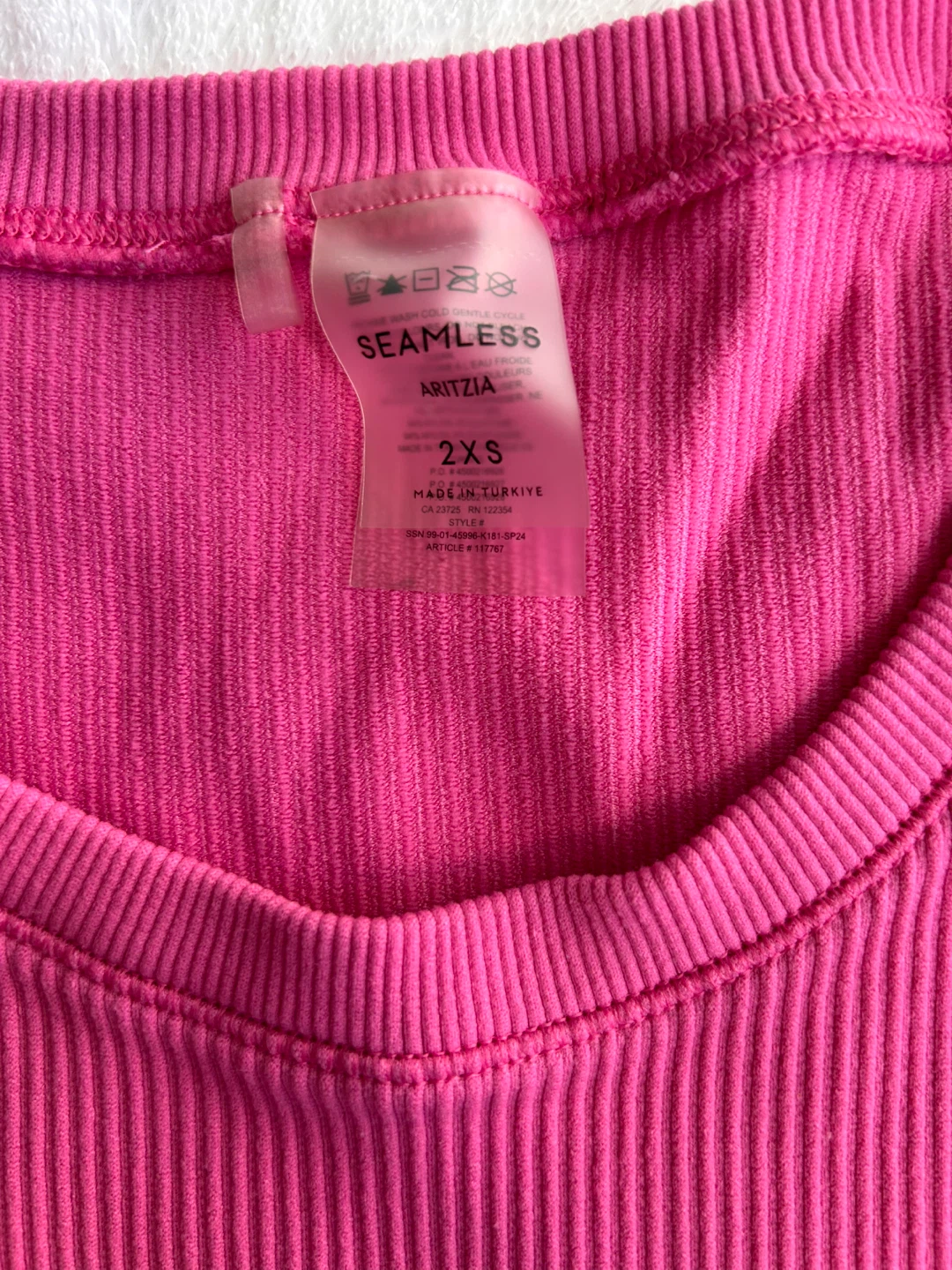 Aritzia Seamless Ribbed Tank Top 2 XS - photo 2