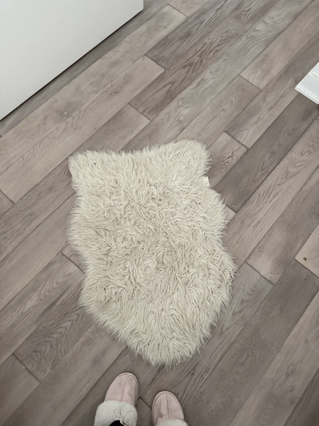 Faux Sheepskin Rug Cream