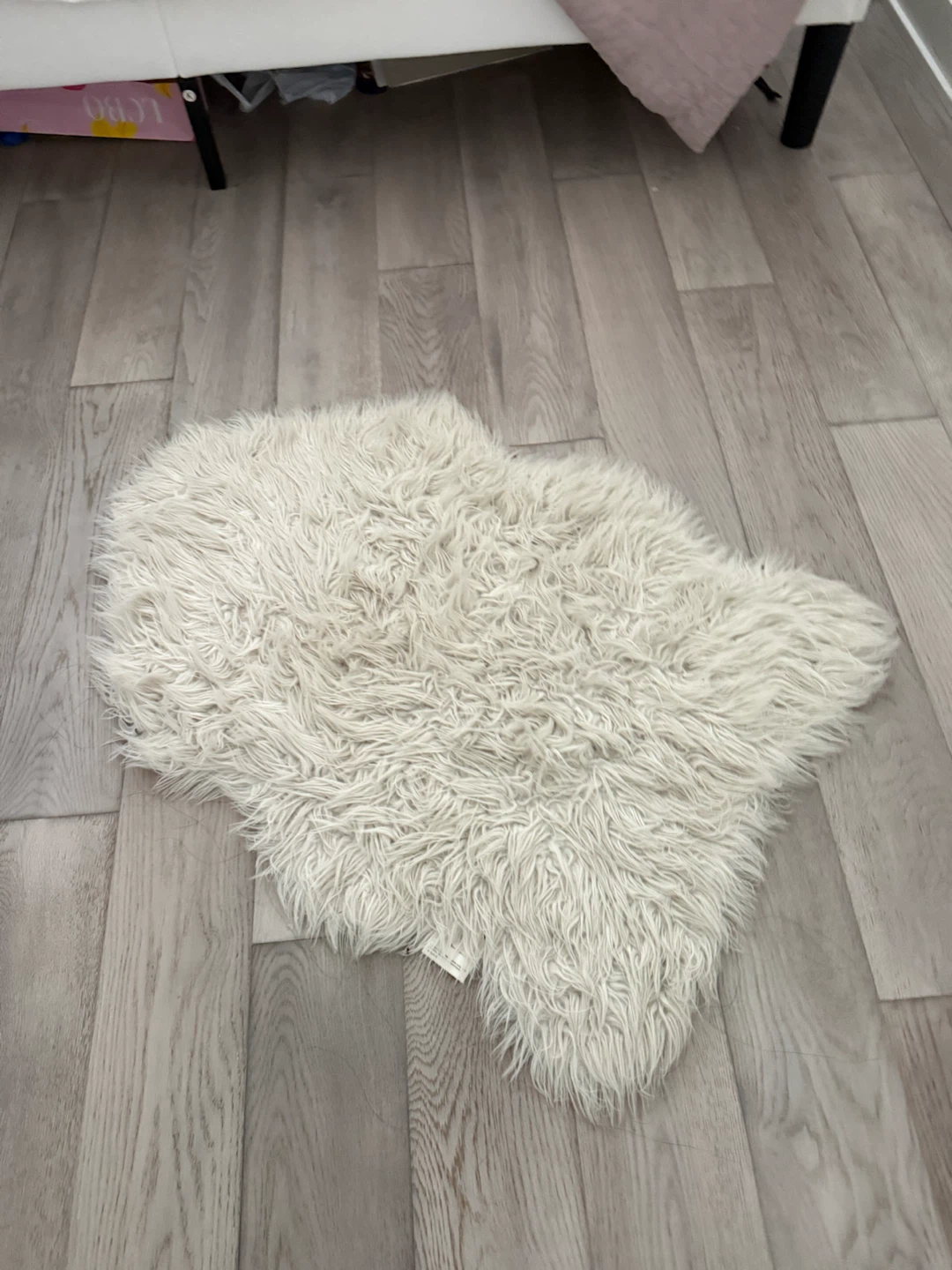 Faux Sheepskin Rug Cream - photo 2