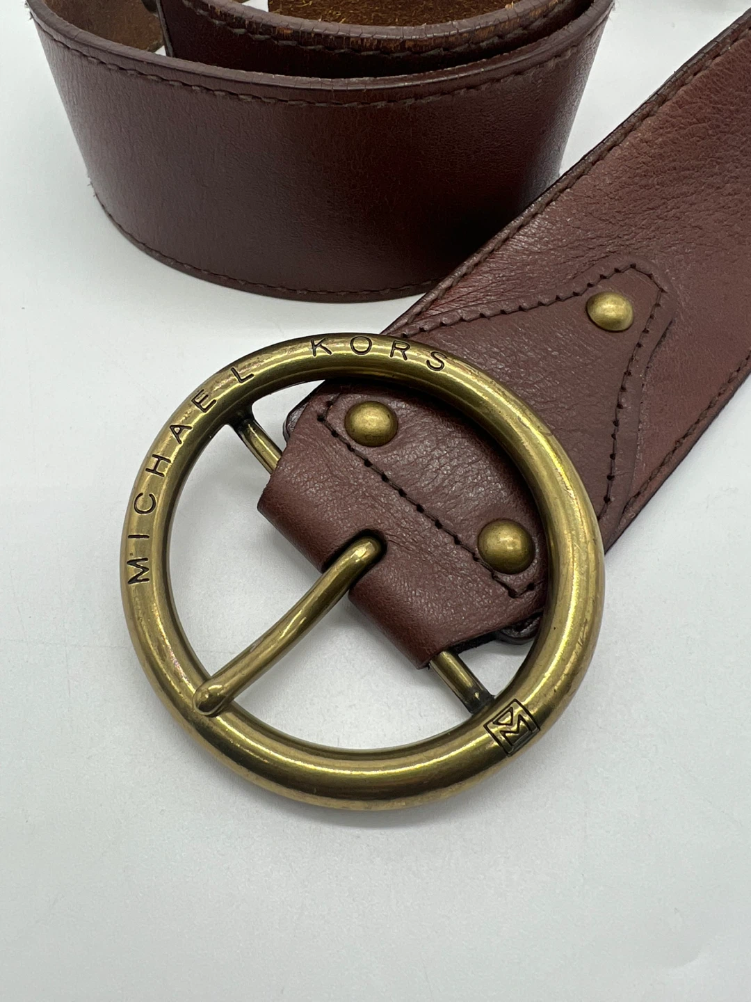 Michael Kors Boho Brown Vintage Belt M - photo 2