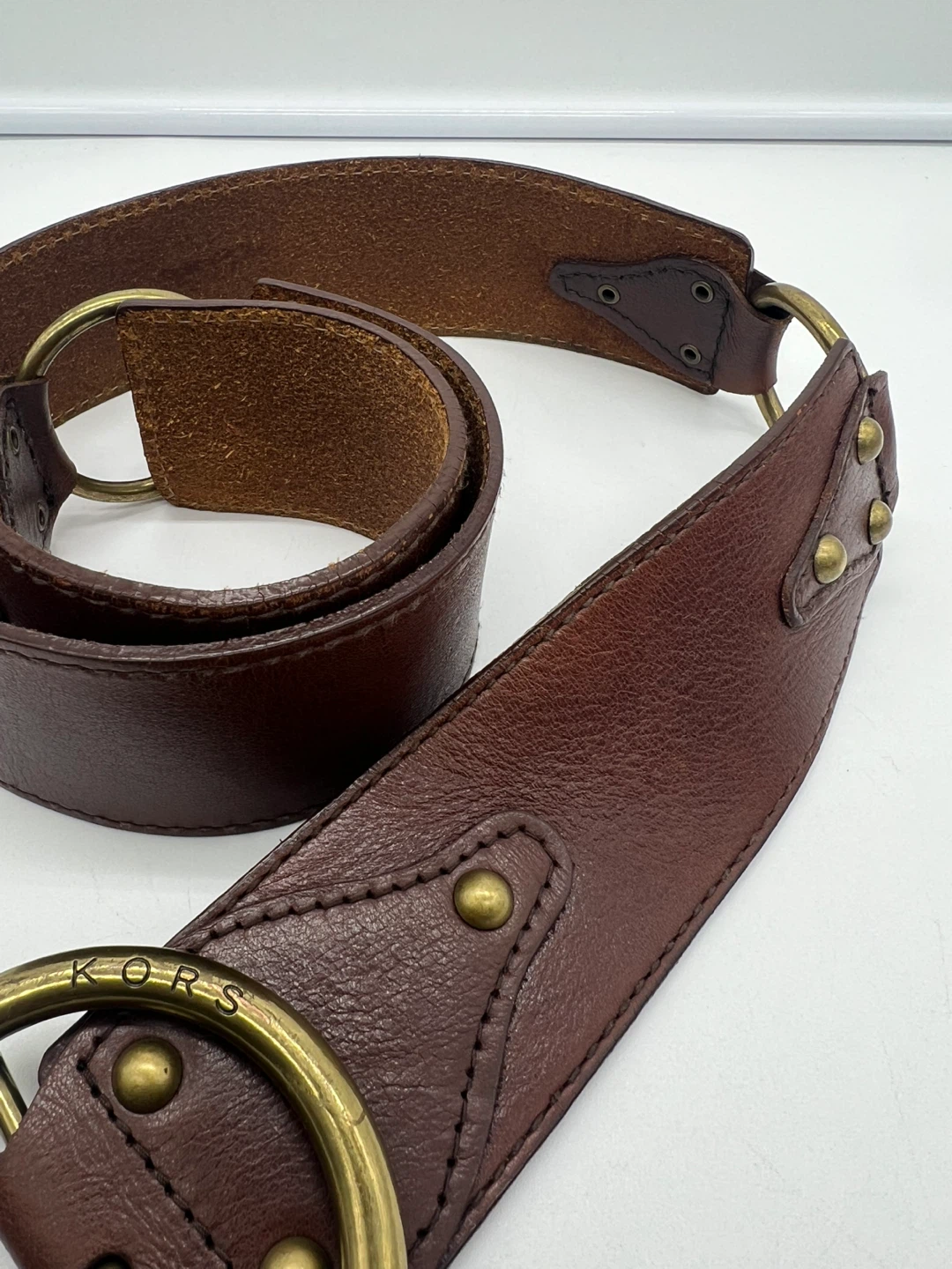 Michael Kors Boho Brown Vintage Belt M - photo 3