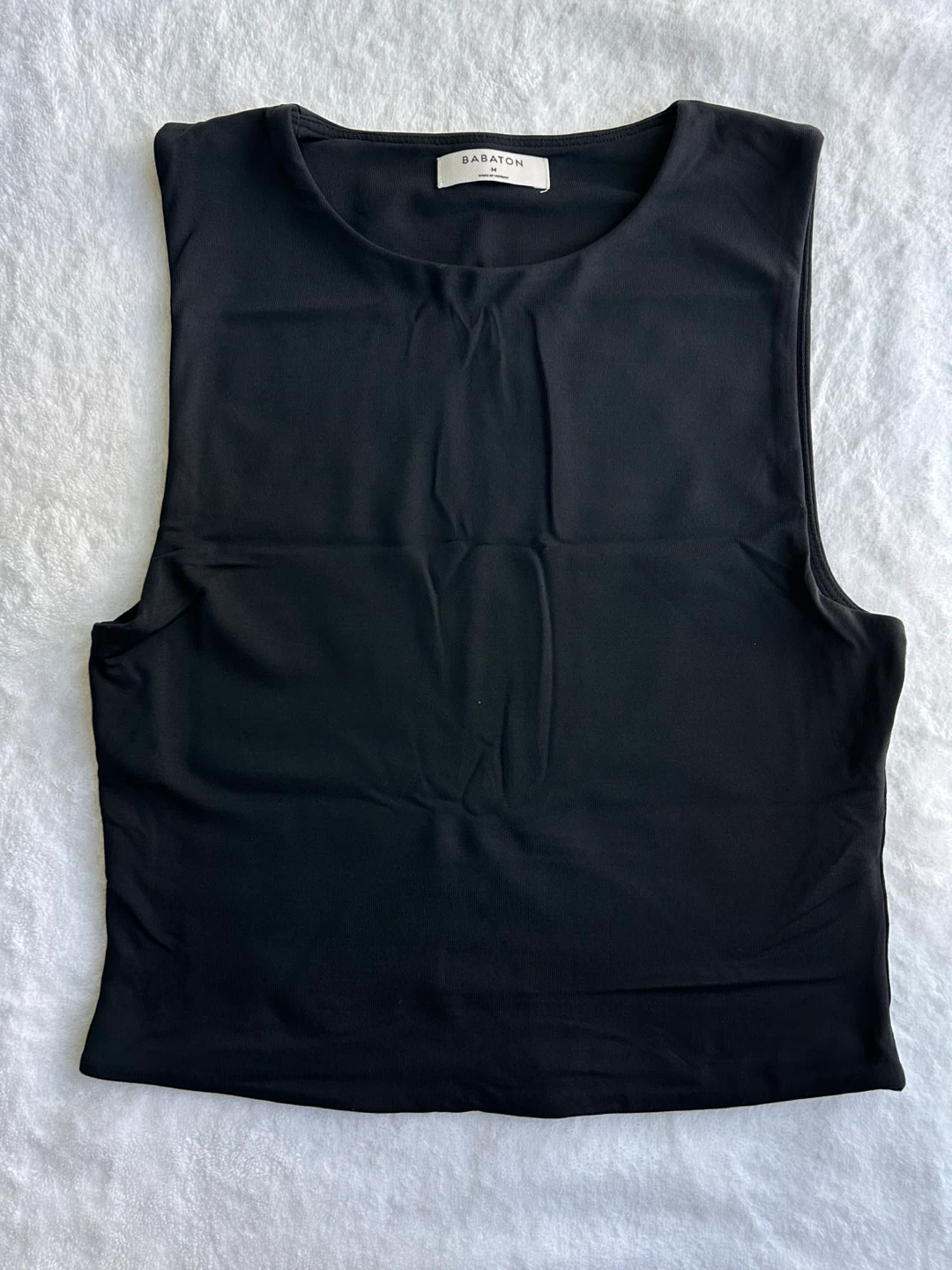 Babaton Black Sleeveless Top Size M