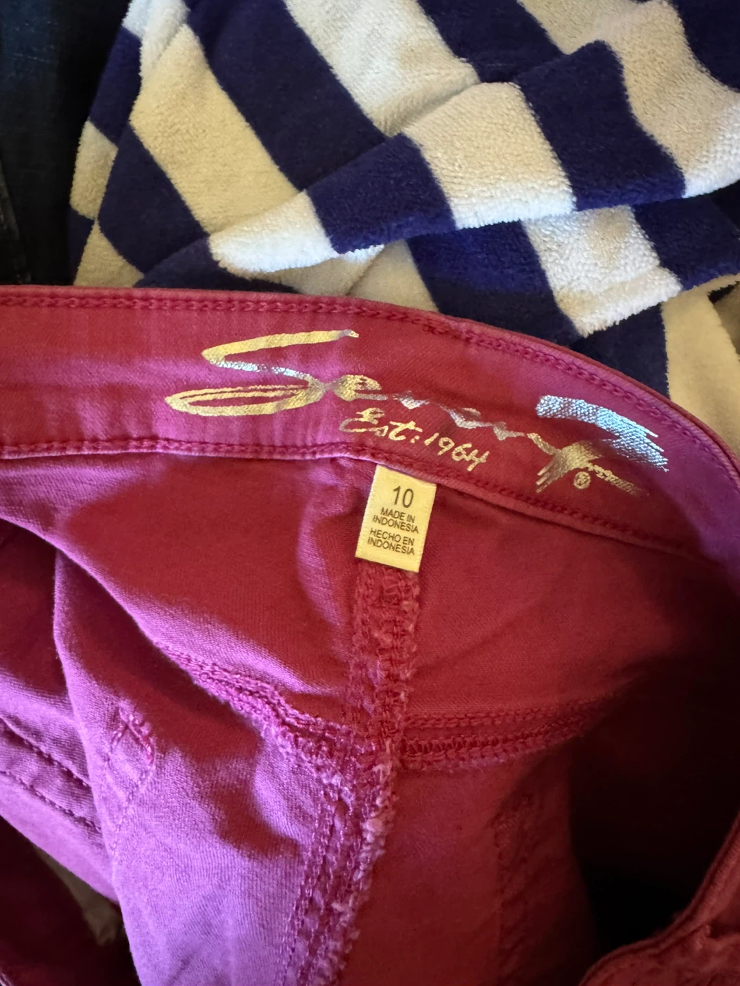 Seven7 Pink Denim Shorts Size 10