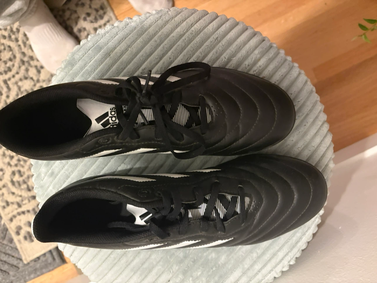 Adidas Black Soccer Turf Cleats - photo 3
